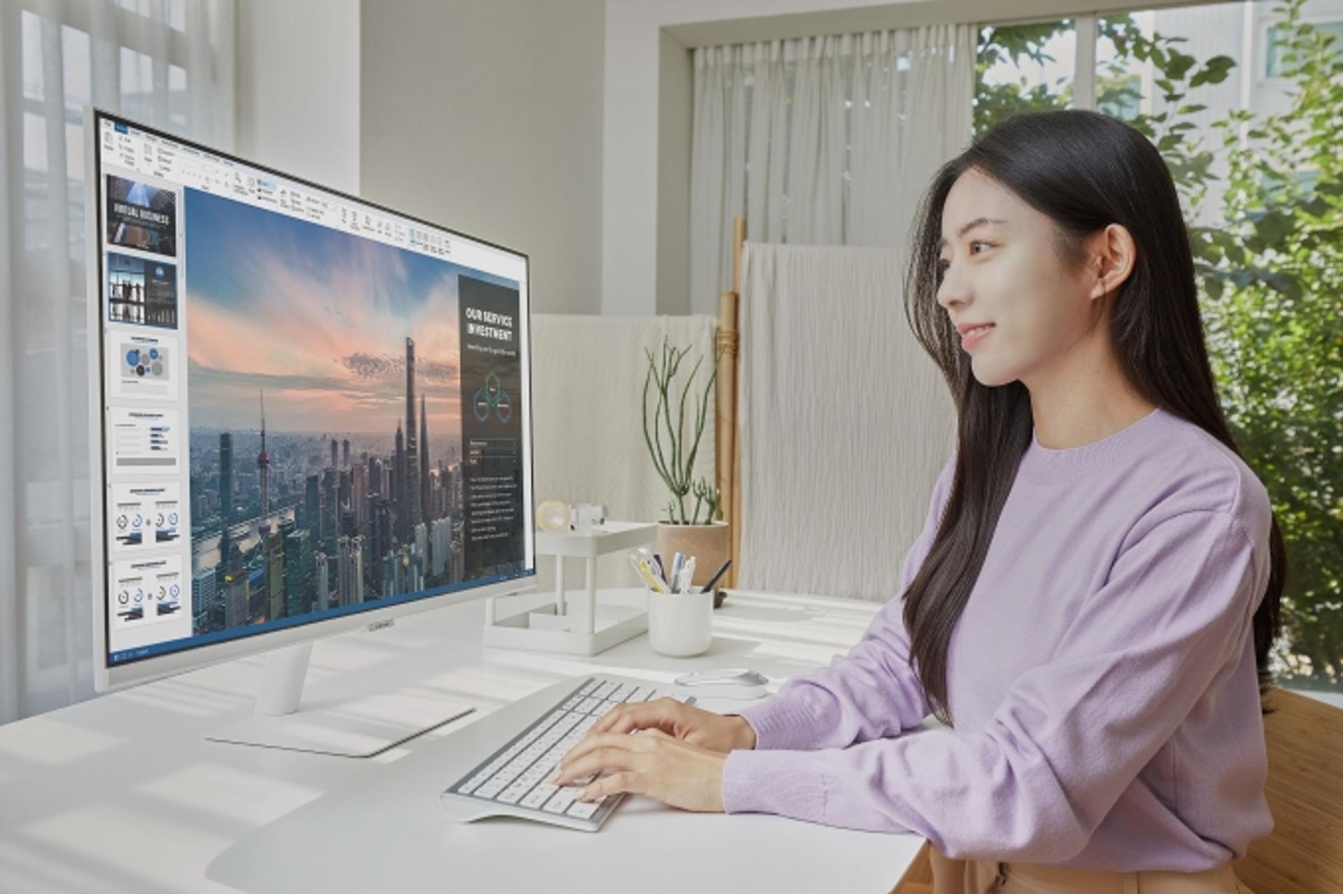 삼성전자, 스마트 모니터 M7 화이트 에디션 출시