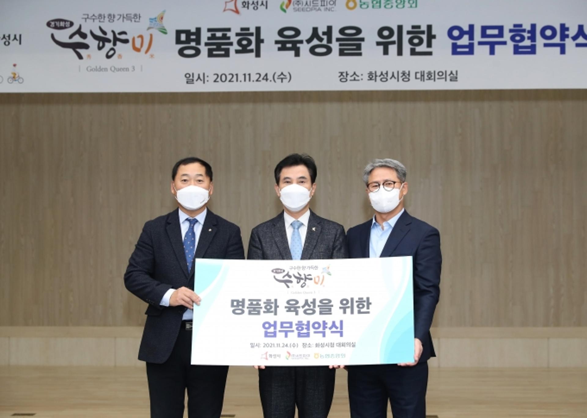 화성시, '수향미' 명품화로 시 대표쌀 육성한다