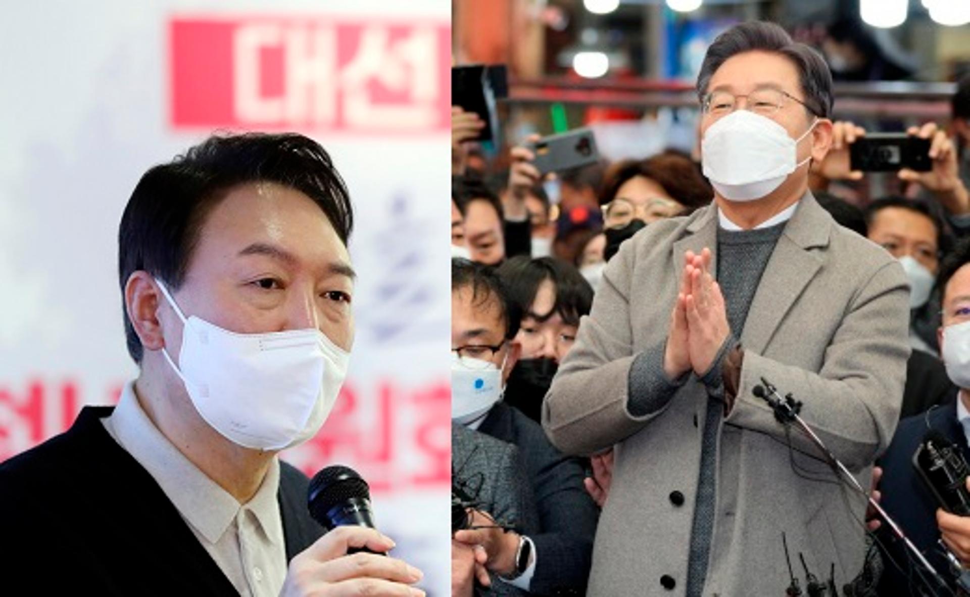 오는 29일 대선 'D-100'… 이재명·윤석열 오차범위 내 초접전