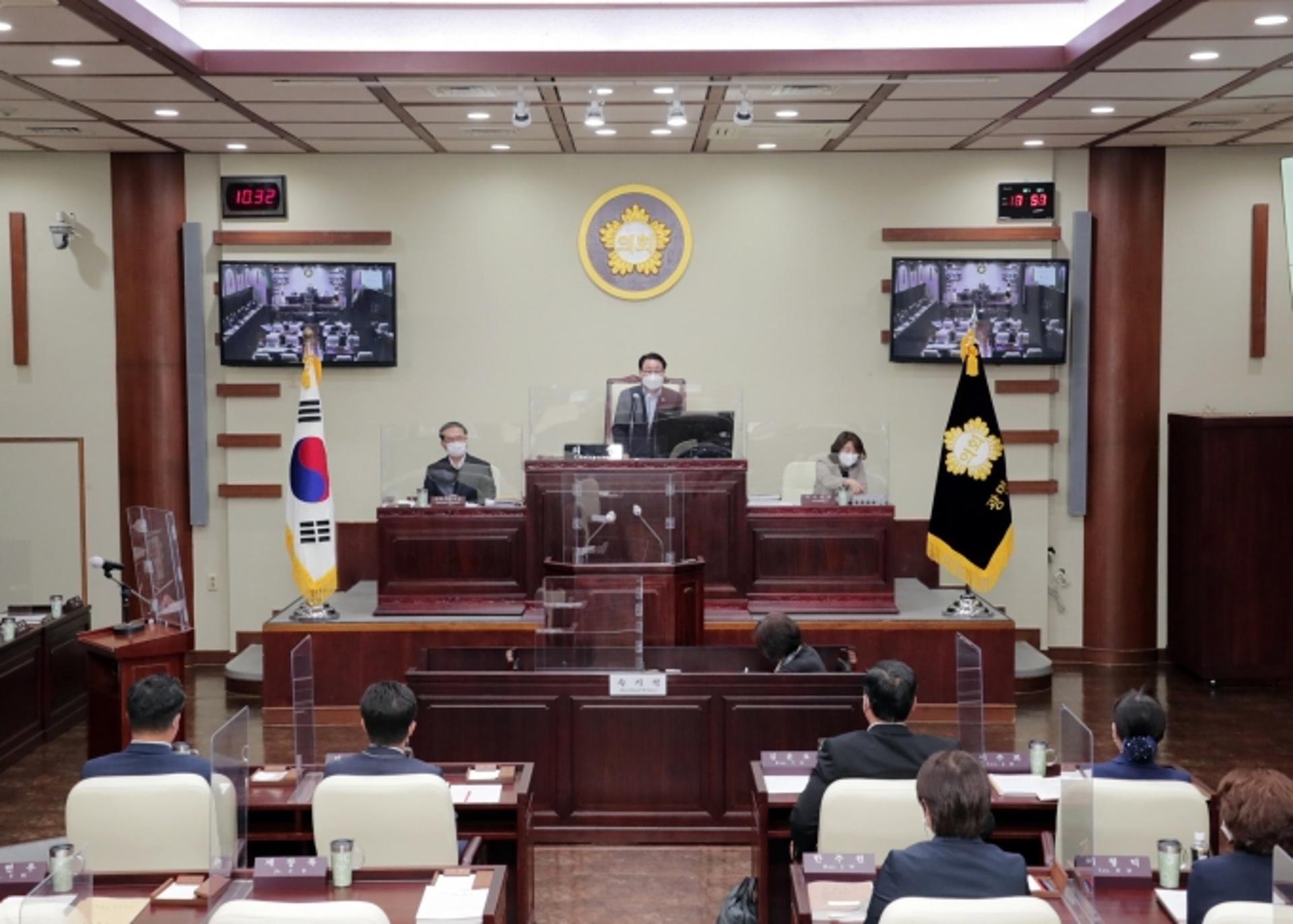 광명시의회, 제265회 정례회 마무리…내년 예산규모 '9487억원'