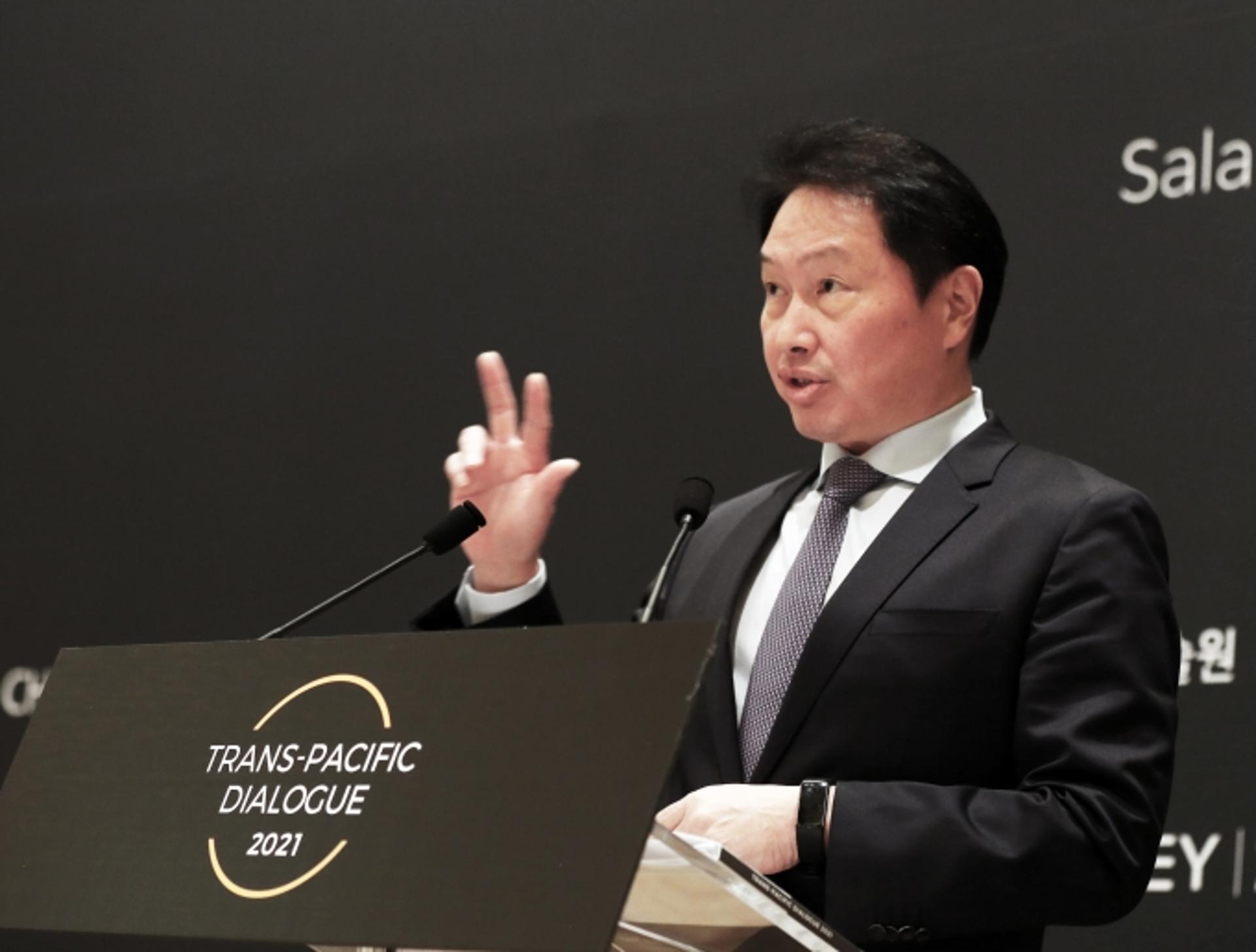 최태원 회장 "ESG로 기후위기 등 국제문제 해결 나서야"