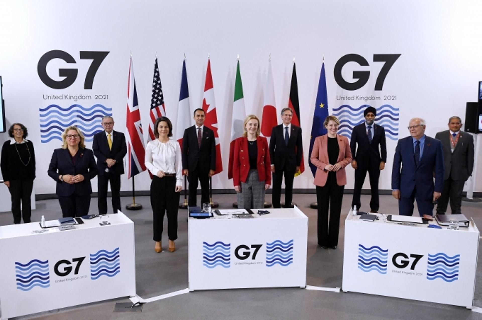 G7 "러시아 우크라이나 개입과 중국 강압적 경제정책 우려"