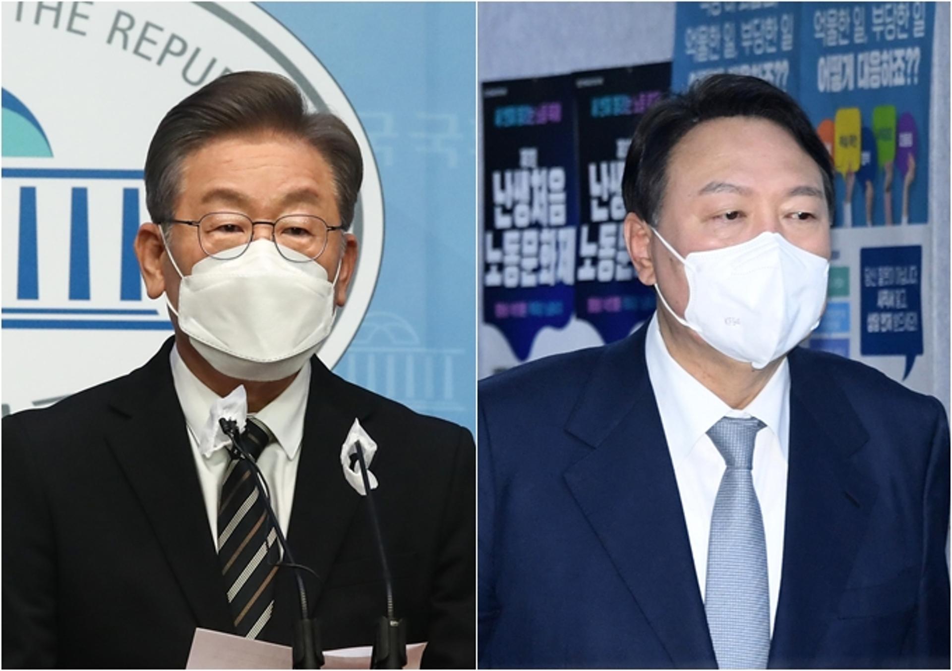 "주가조작 엄중 처벌" vs "말 바꾸기 심각"… 李·尹 서로 겨냥