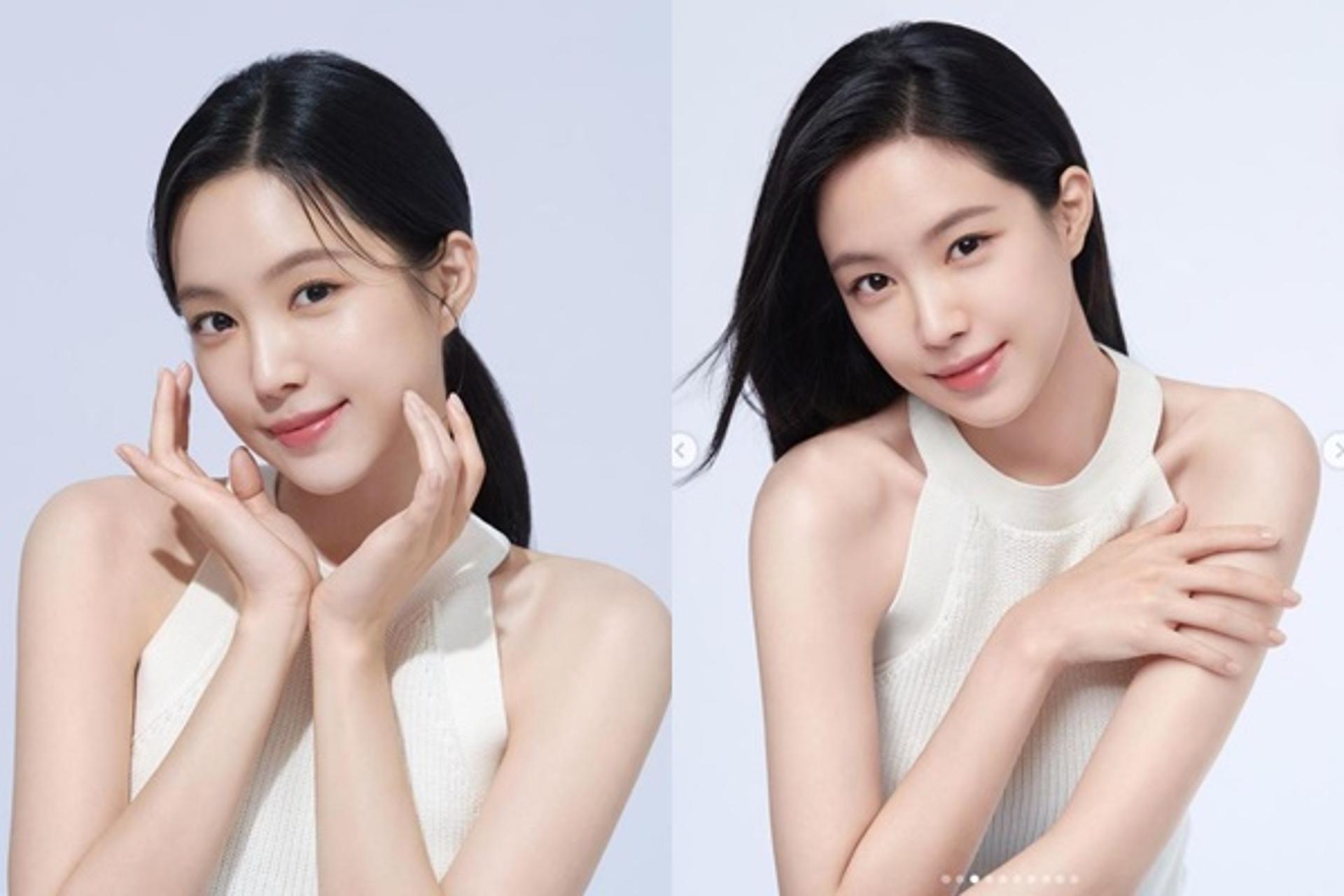 "하얀 피부 손나 예뻐"… 손나은, 어깨라인 美쳤네