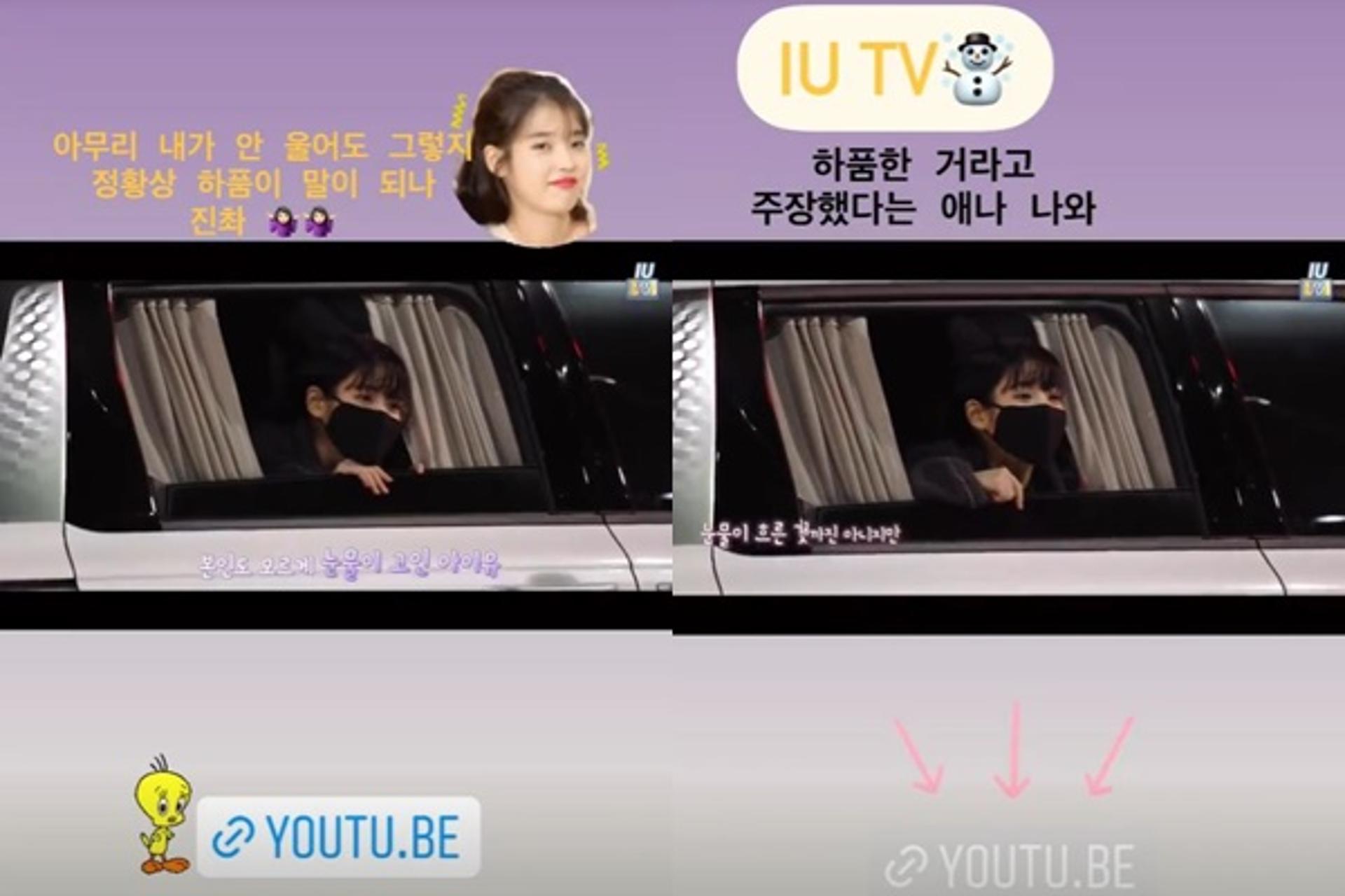 "정황상 말이 되나"… 아이유, 눈물이 하품이었다?