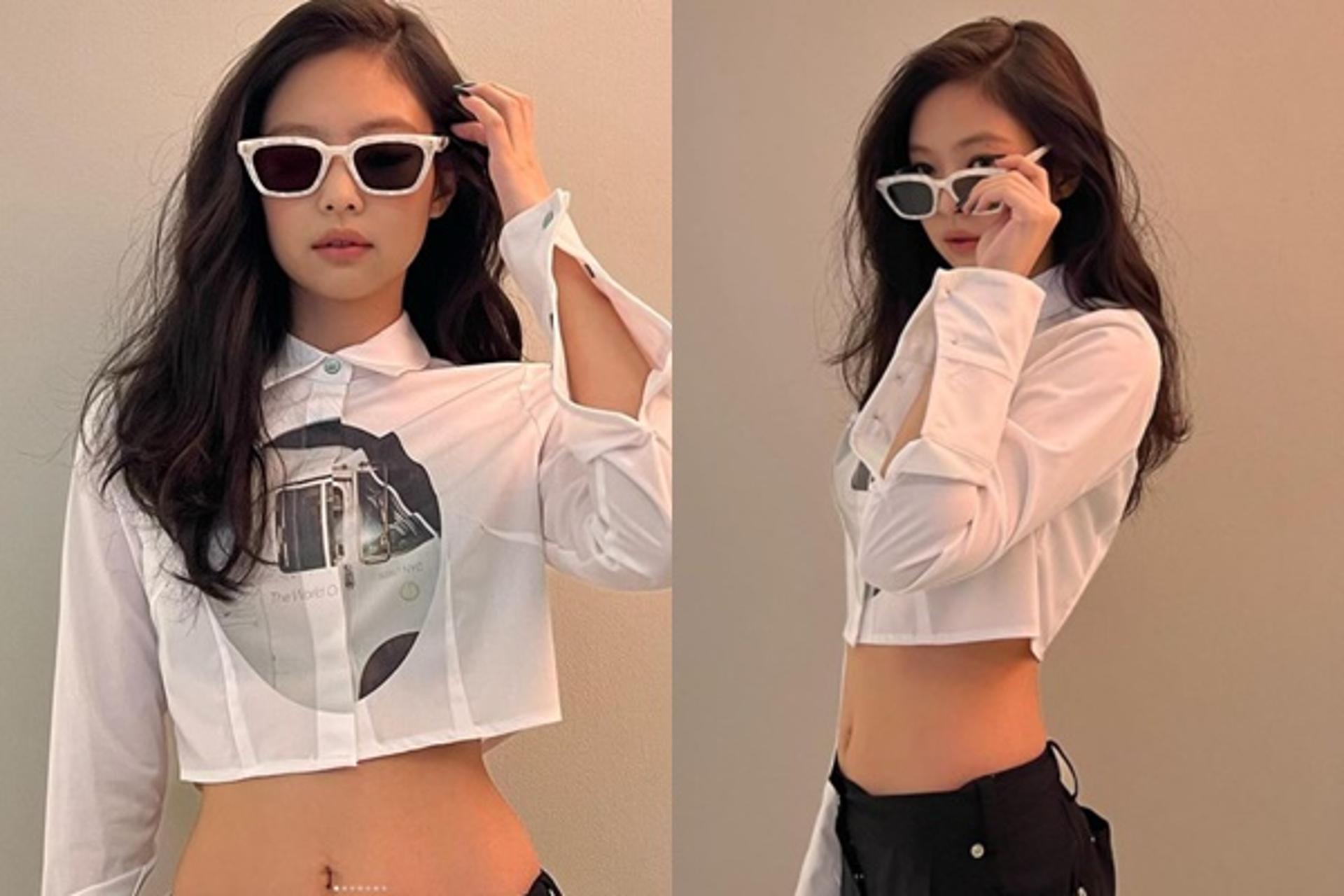 "헉! 허리 사이즈 좀 봐"… 제니가 제니했다