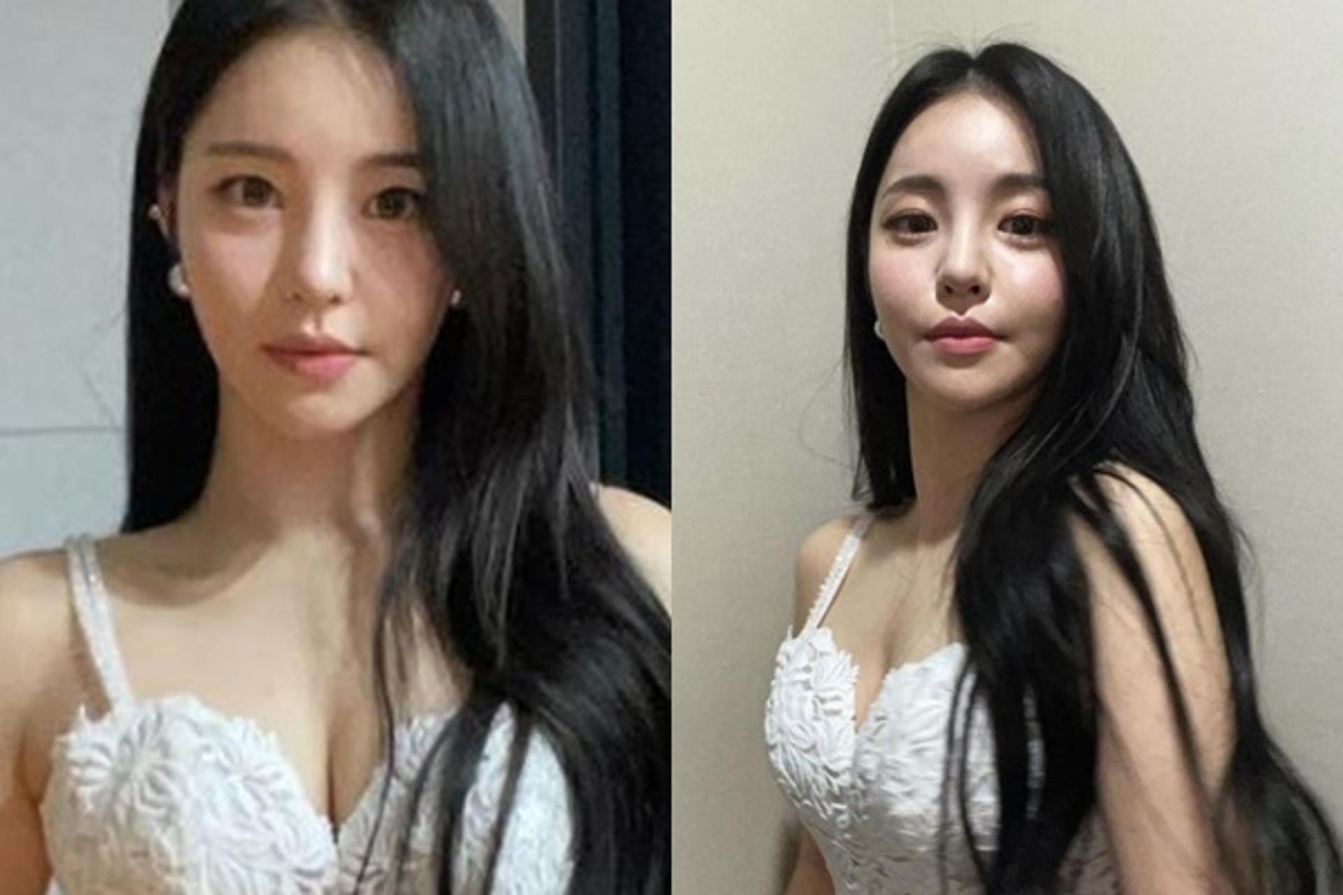 "가슴골 드러낸 꼬북좌"… 유정, 아찔한 볼륨몸매 '화끈'