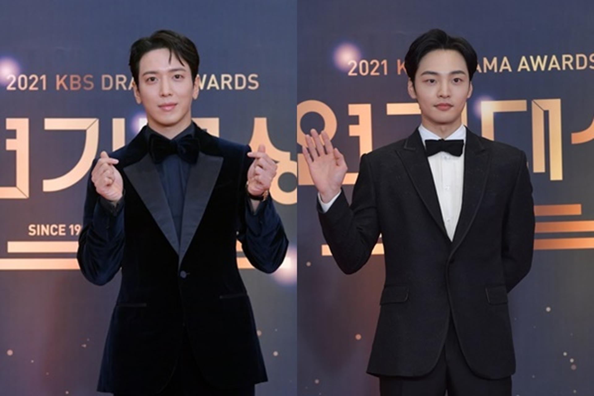 [2021 KBS 연기대상] 김민재·정용화 우수상… "오래 지켜봐달라"