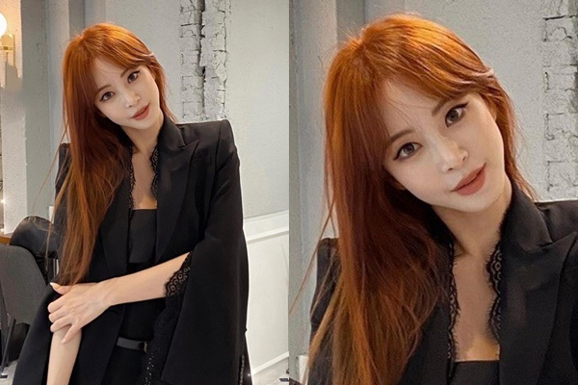 '10세 연하♥' 한예슬 근황, 오렌지빛 헤어… "파격 그 자체"