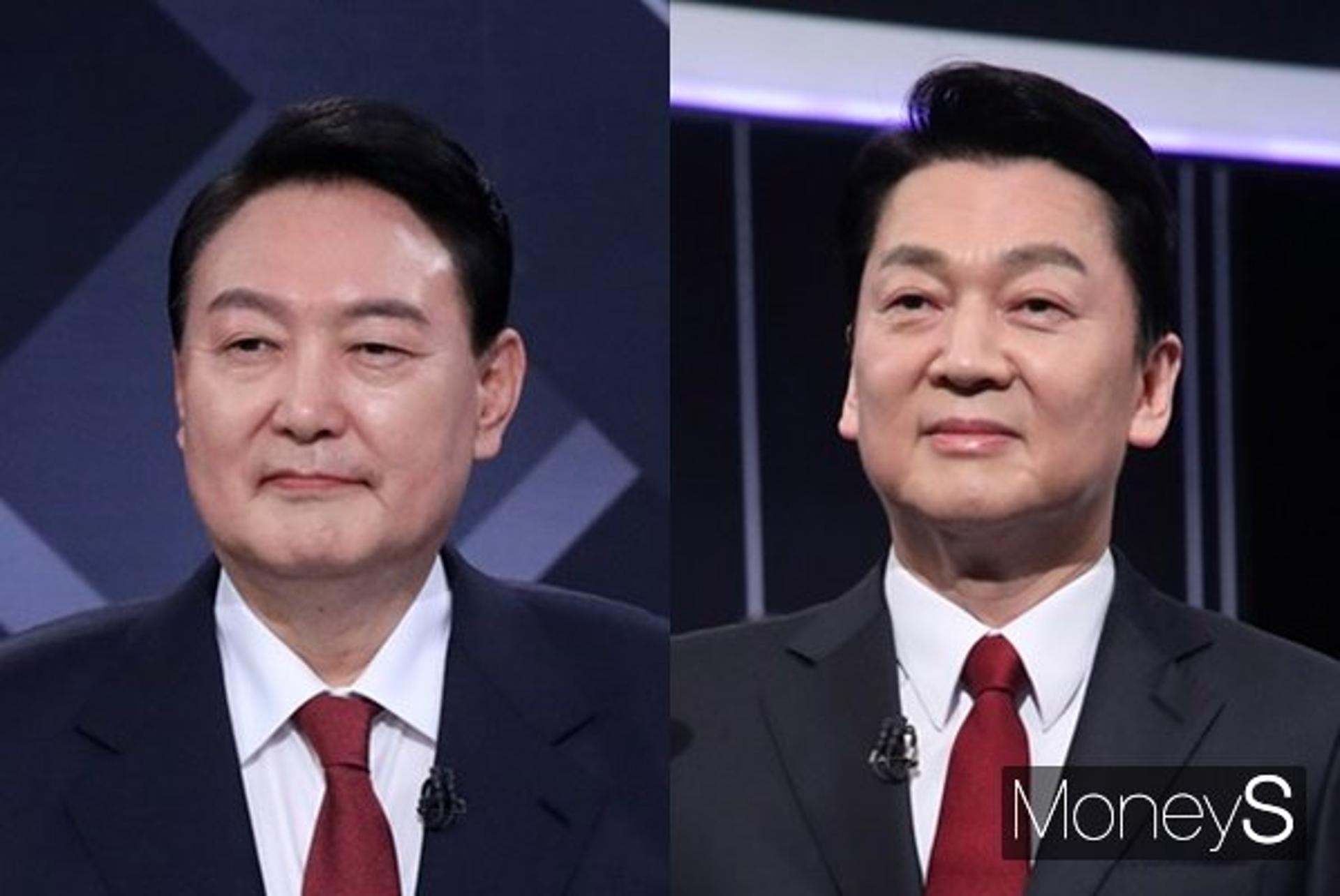 尹 "소득별 중층 구성" vs 安 "가입률 고민해야"… 국민연금 공방