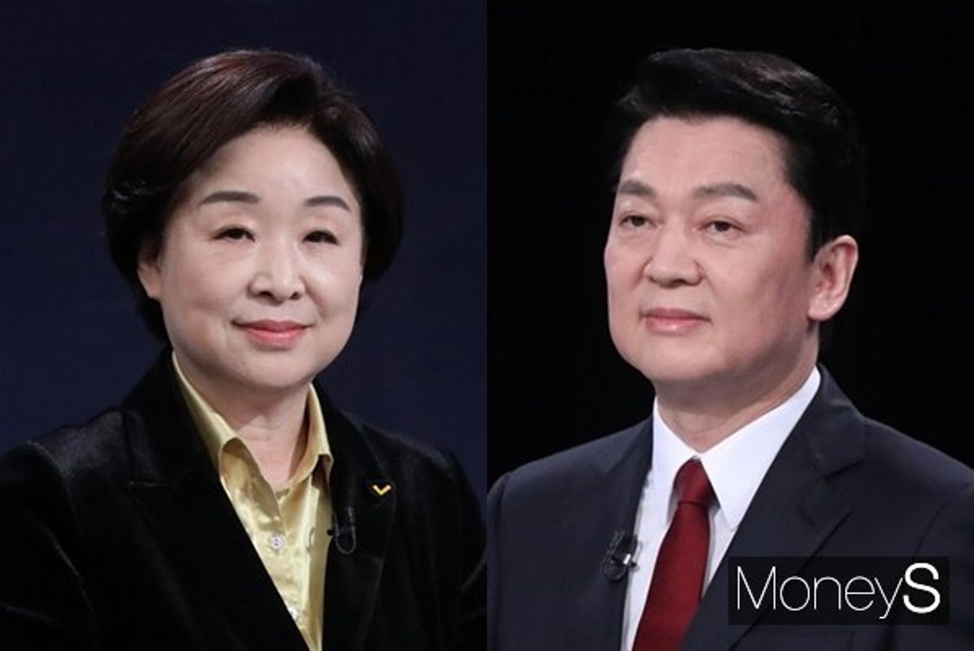 沈 "자격미달"·安 "탄소중립 상식 없어"… TV토론 소감 전해