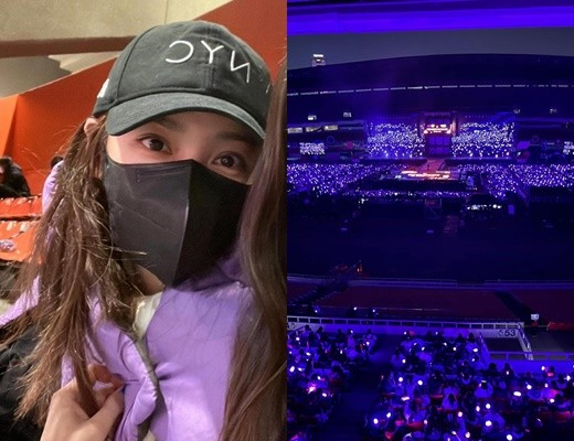 "많이 좋아해요"… '음주운전 자숙' 박시연, BTS 콘서트서 포착?