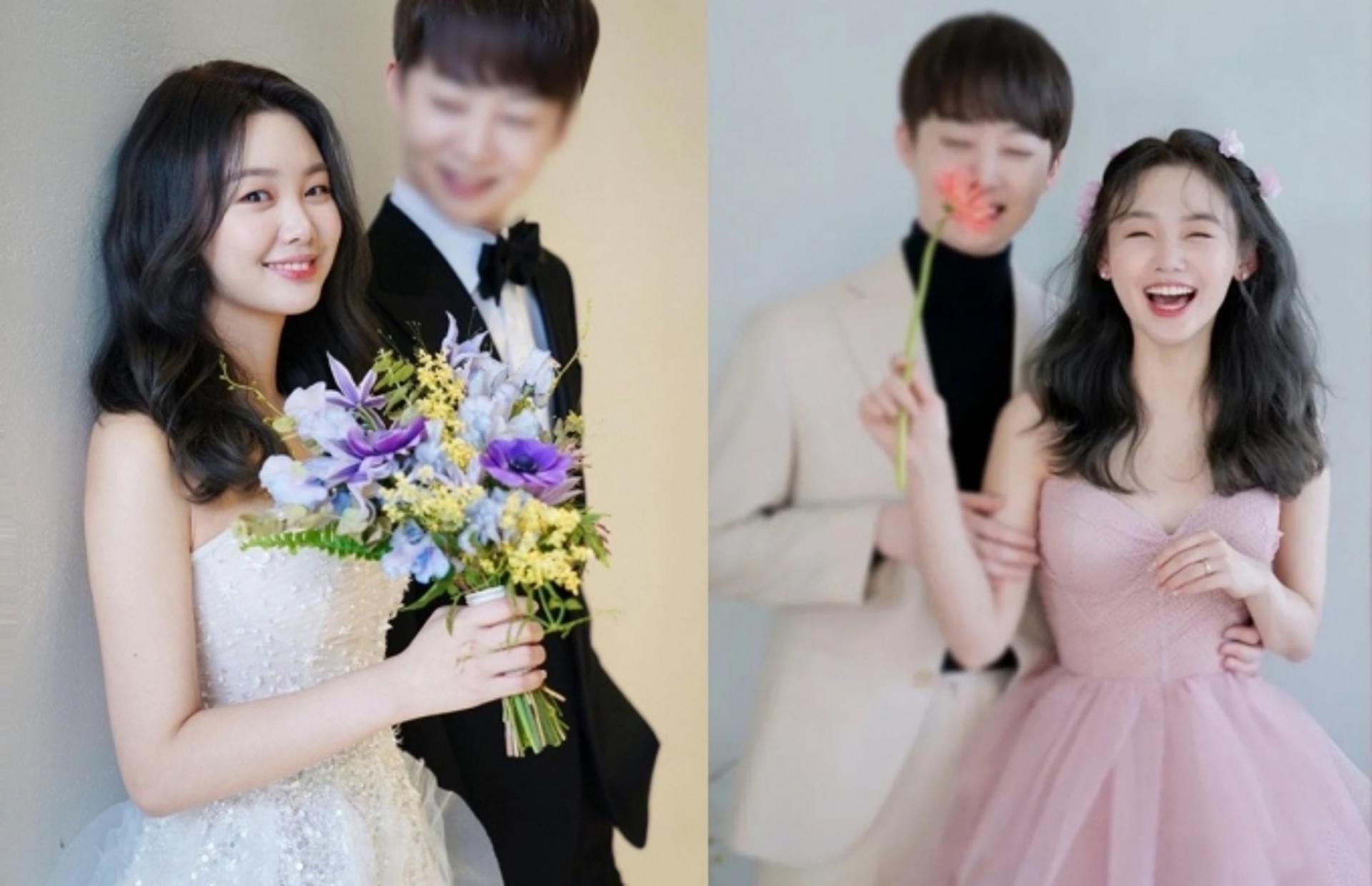 '깜짝 결혼' 김수민 웨딩화보, 훈남 남편 비주얼 '대박'