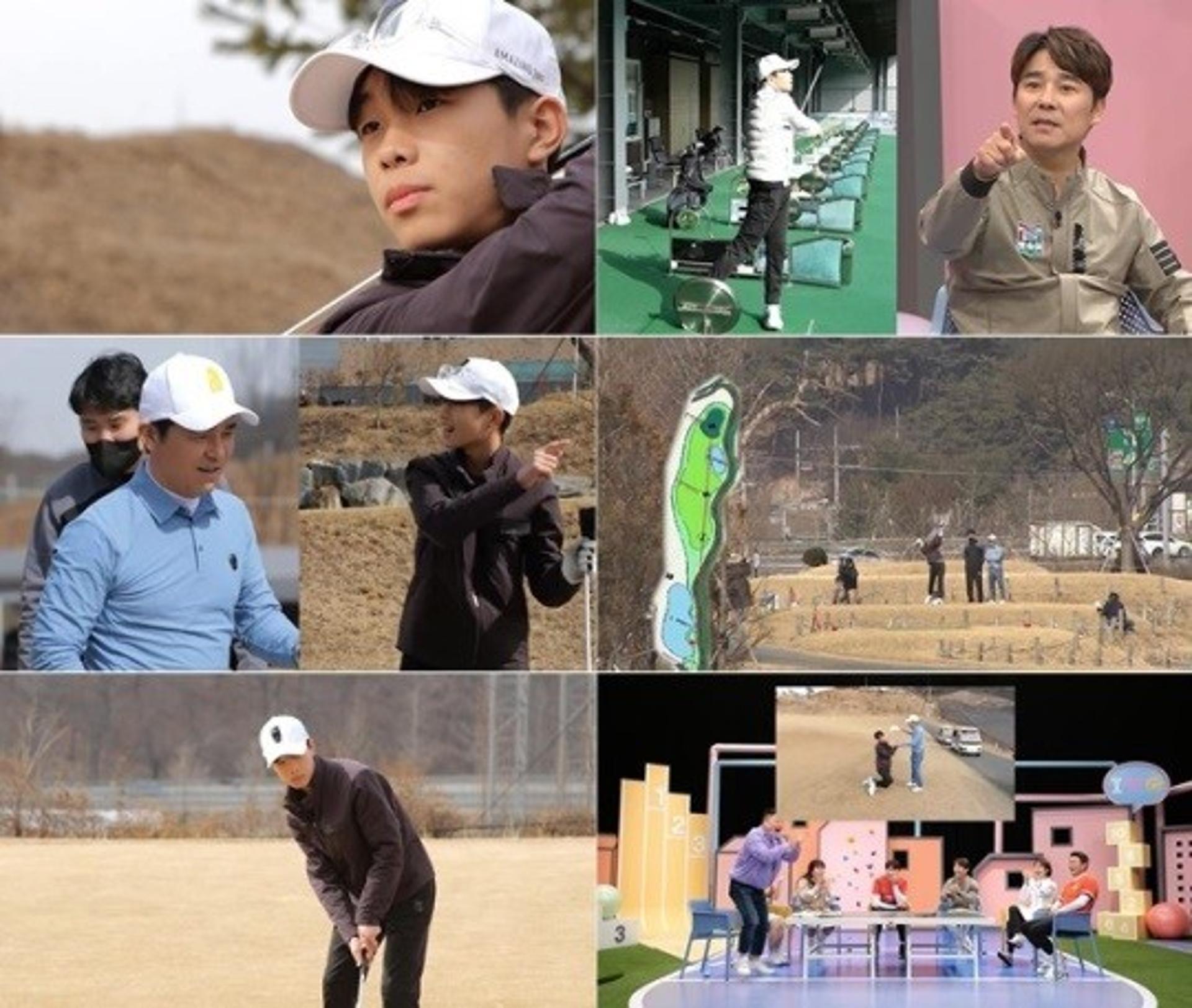 "비거리 250m?"… 임창정 둘째 아들,  골프 실력 '대박'