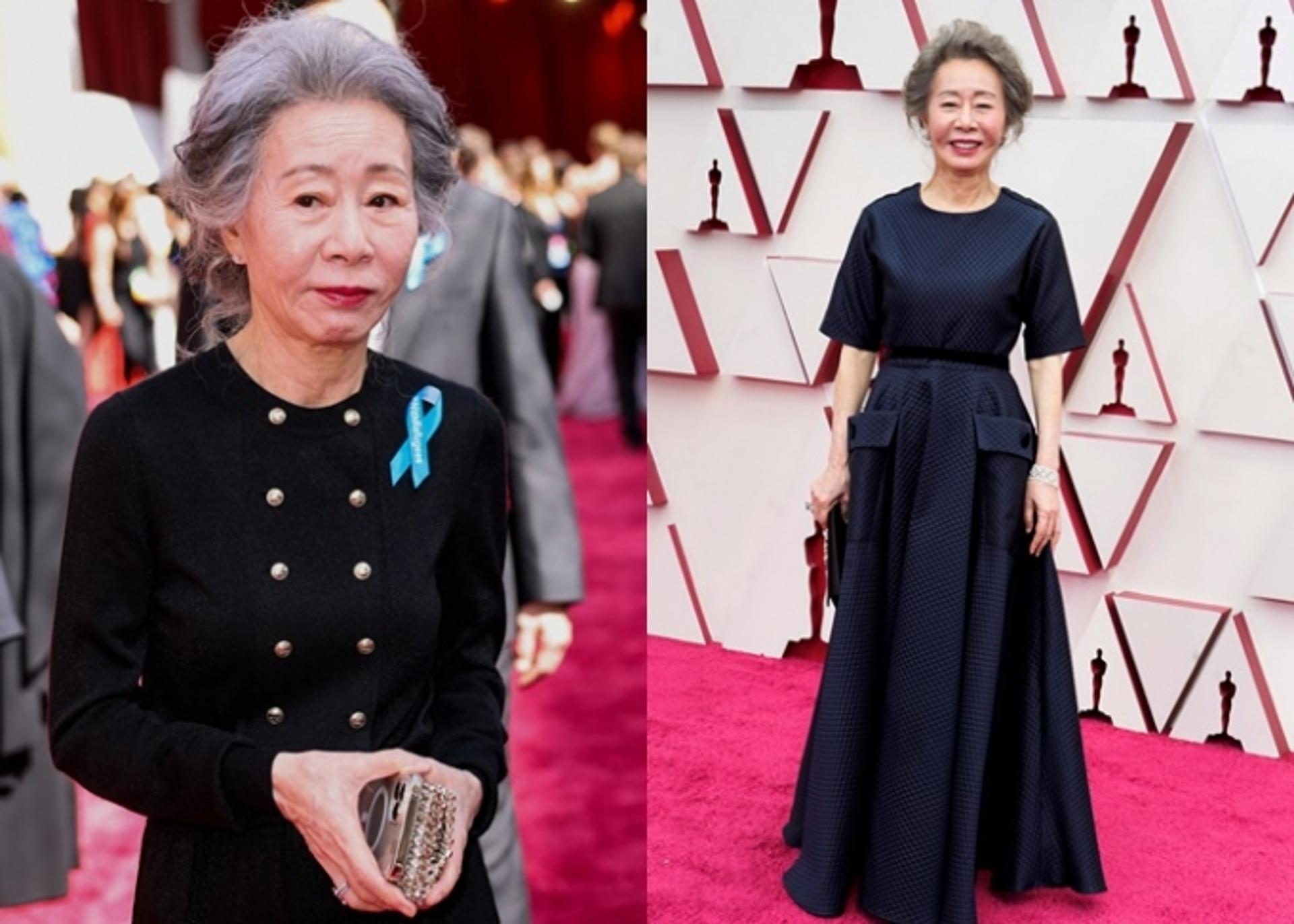 "난 공주가 아니다"… 윤여정, 오스카 빛낸 드레스의 품격