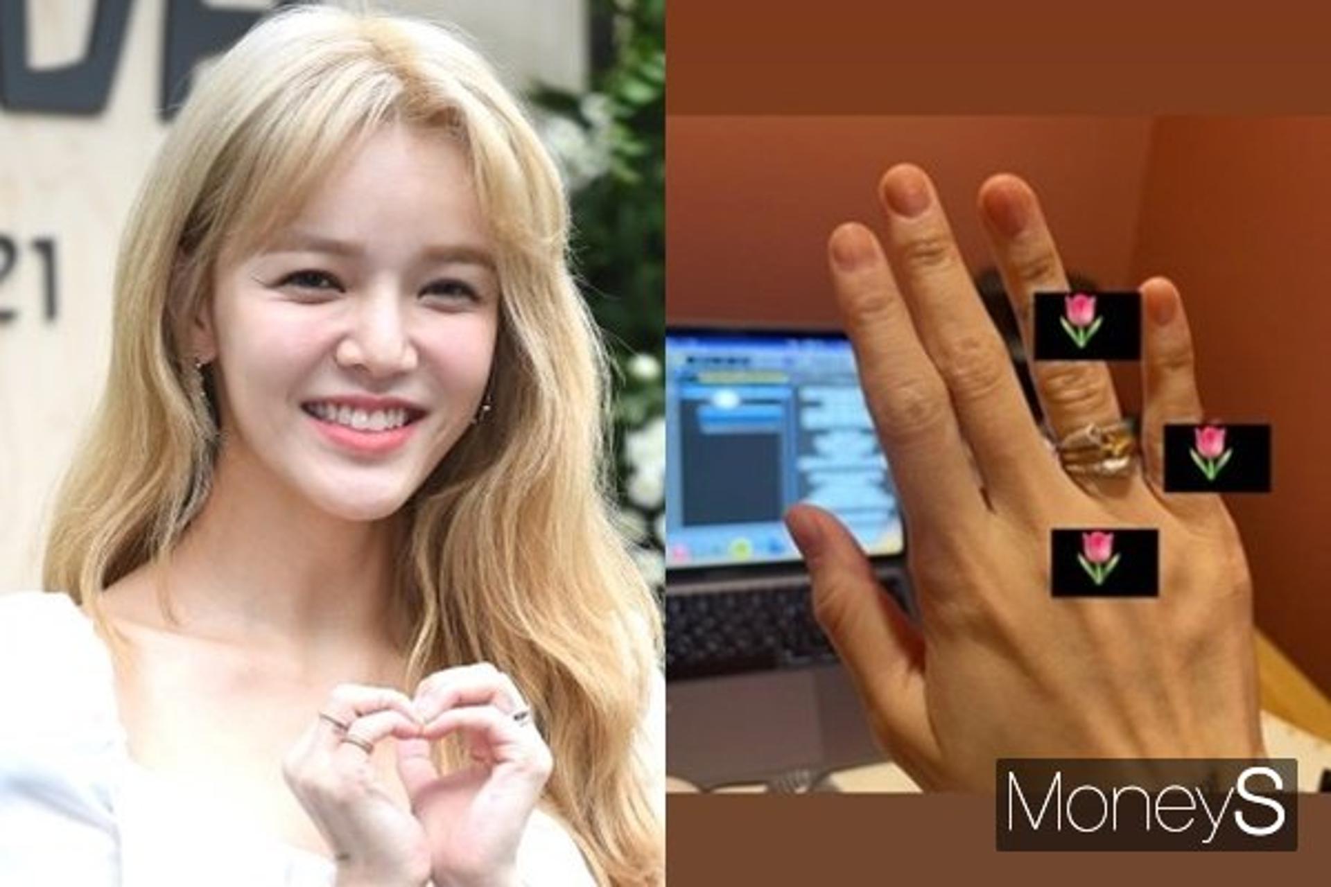 "약지 반지 블링블링"… 'AOA 탈퇴' 지민, 누구와 연애중♥?