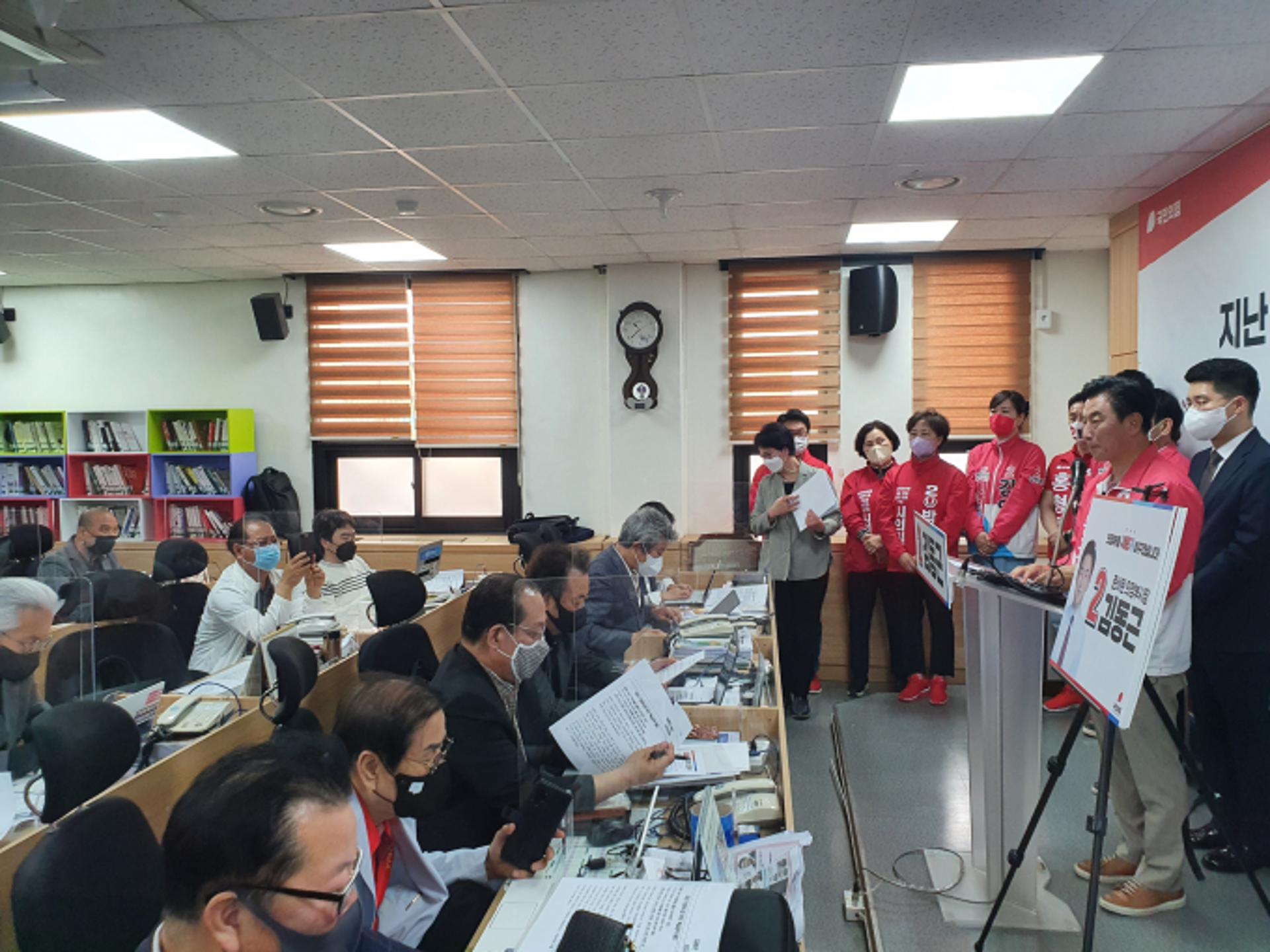 김동근 후보 "지난 12년 '부패와 무능·독선과 불통…의정부 새롭게 바꾸겠다" 선언
