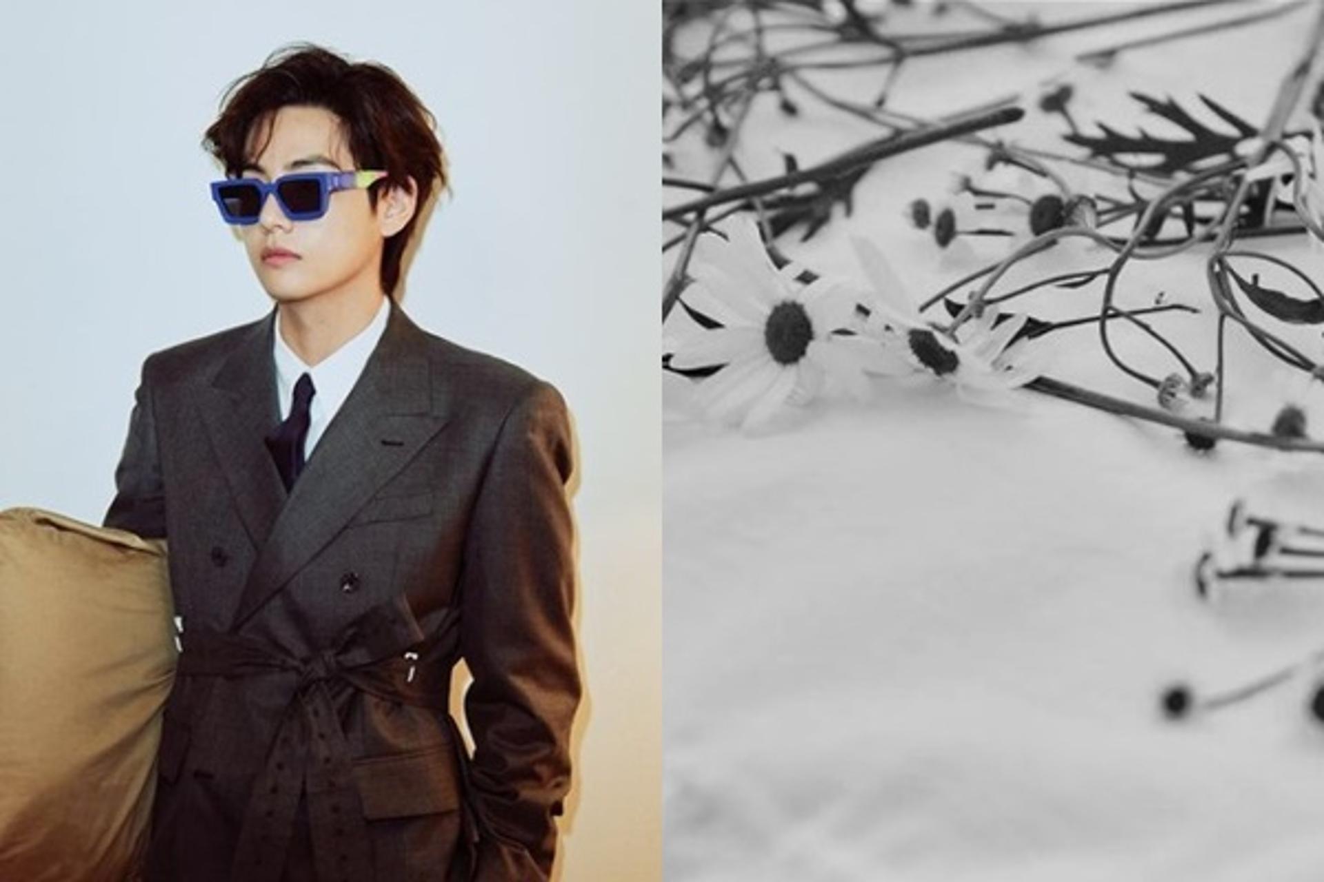 지드래곤 저격했나… BTS 뷔, '꺾인 데이지 꽃'의 의미는?