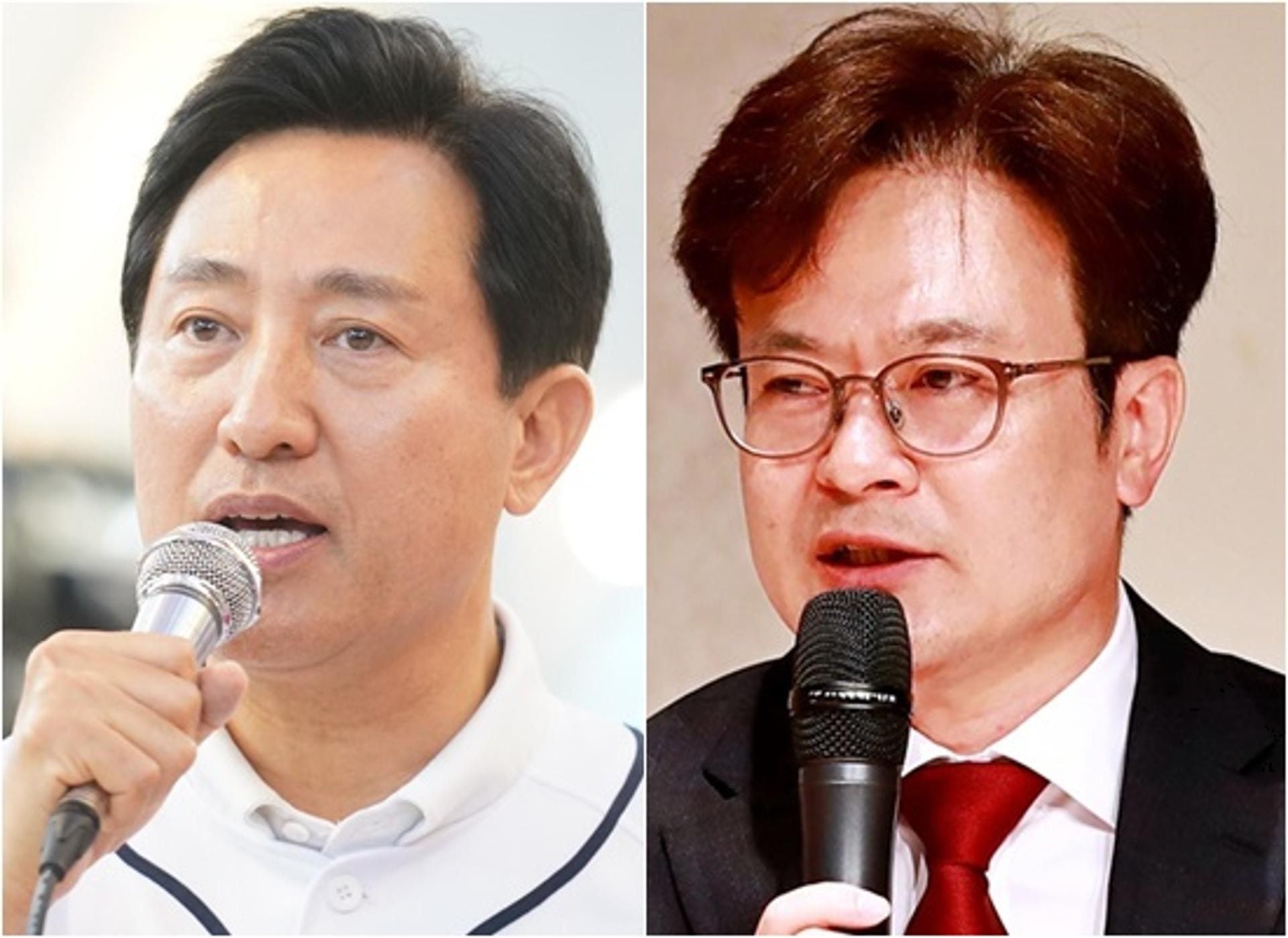 오세훈·김병수 "'김포공항 이전' 이재명·송영길의 졸속공약" 일침