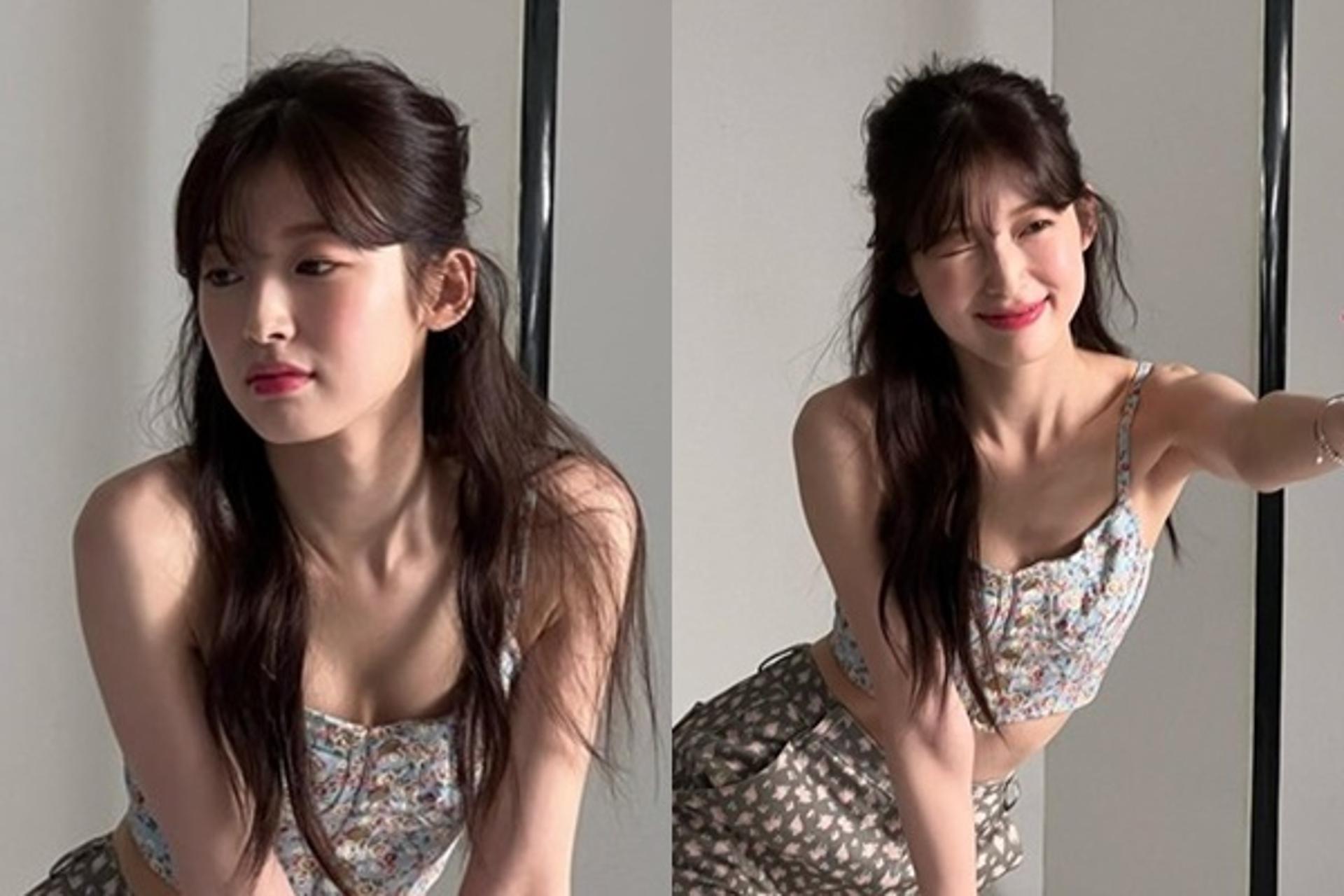 '러블리' 아린 맞아? … 크롭톱 입고 성숙美 '아찔'