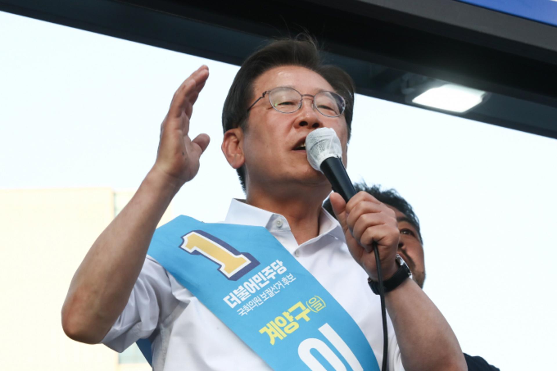 이재명 "투표하면 이긴다"…민주당 지도부 '한표 호소'