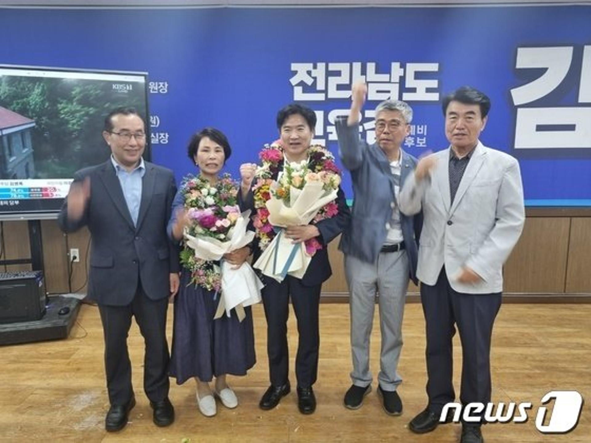 '45.55% 득표' 김대중 전남교육감 당선 '현 교육감 눌러 이변'