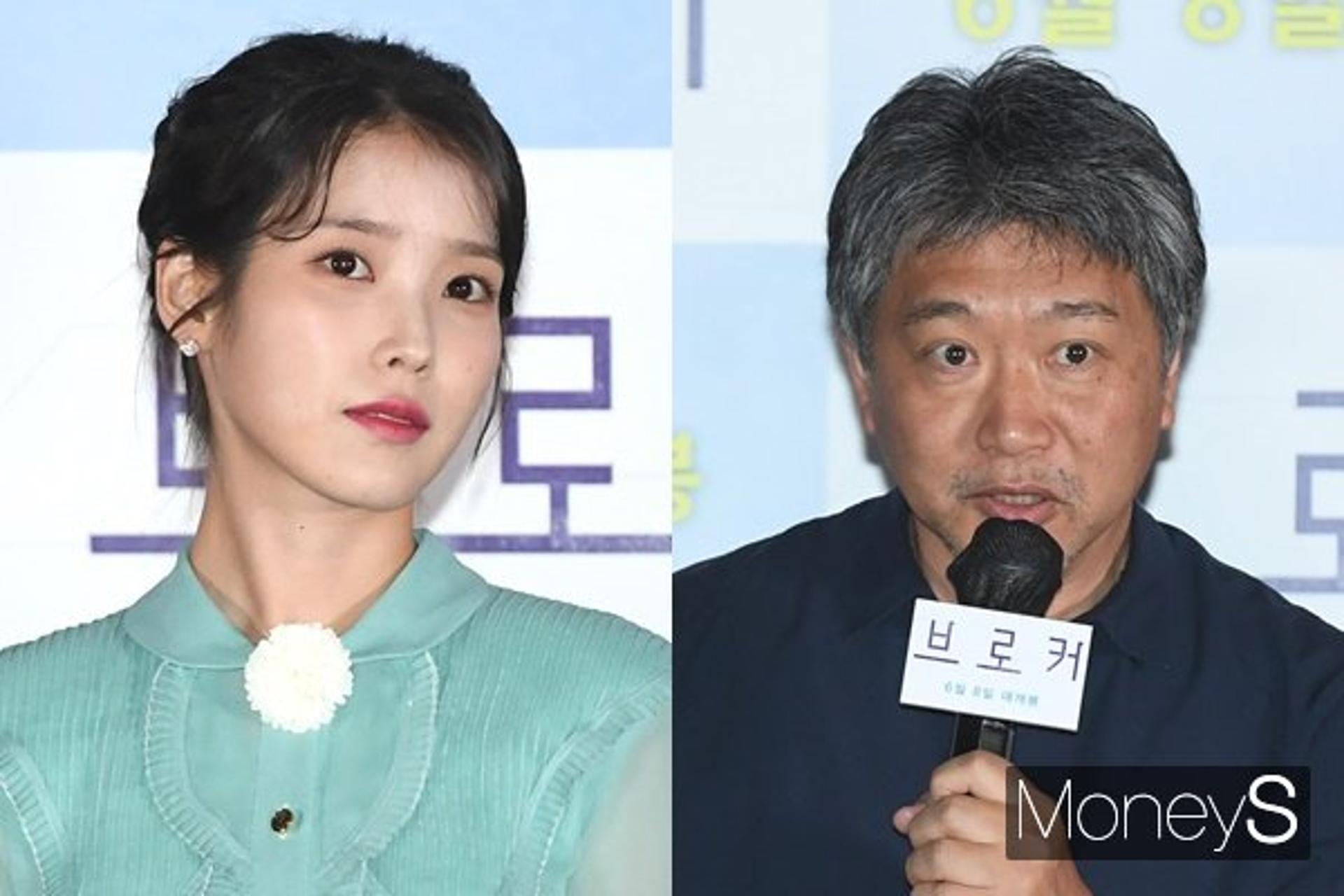 "○○○을" 고레에다 감독이 전한 아이유 미담 보니?