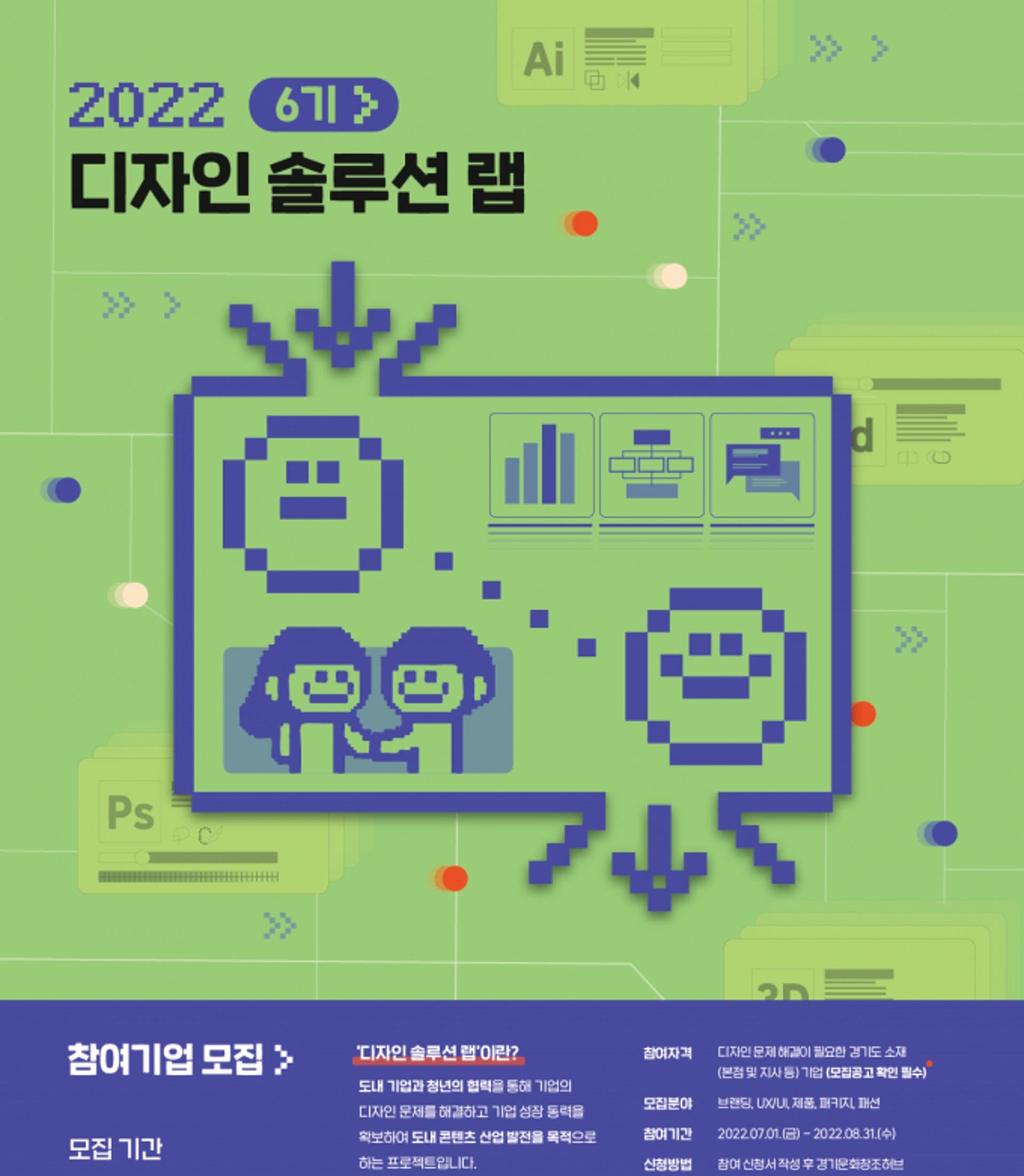 경콘진, '디자인 솔루션 랩' 참여기업 및 청년디자이너 모집