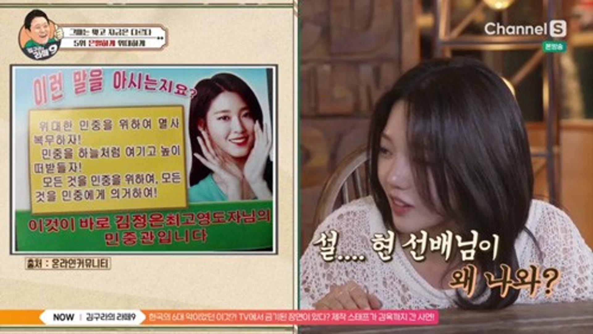 설현이 북한 '삐라' 모델로 등장했다고?