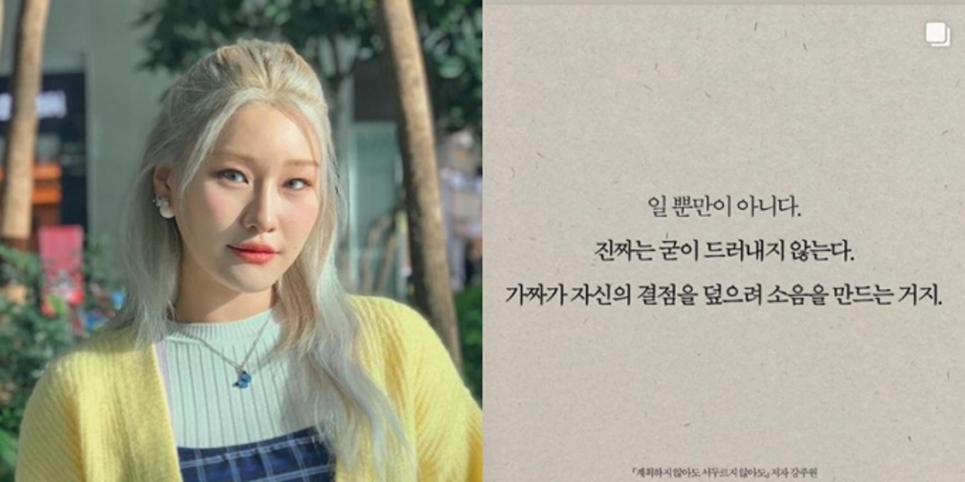 "가짜가 결점 덮으려"… 손승연, 의미심장 SNS '주목'