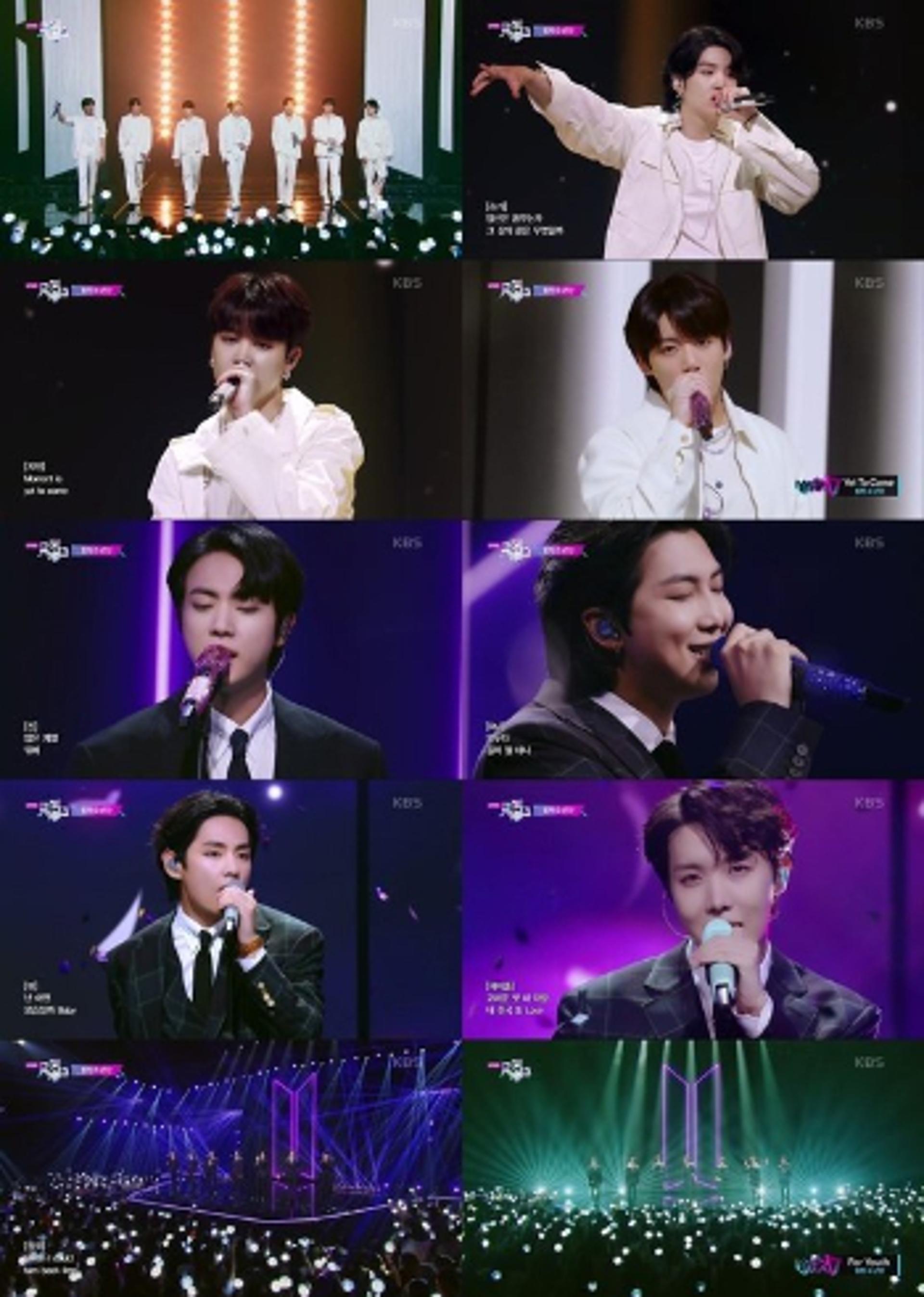 방탄소년단, 뮤직뱅크서 '옛 투 컴'으로 1위… 음악방송 3관왕