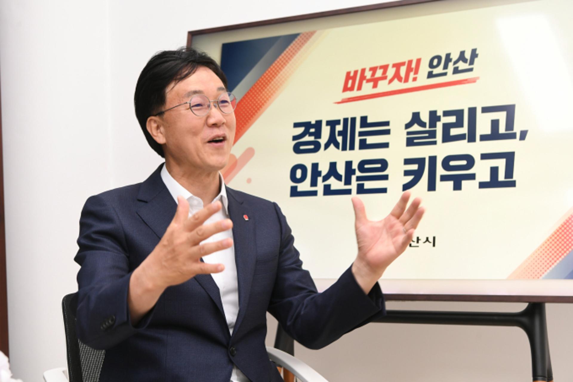 이민근 안산시장 당선인 "민선 8기 핵심키워드는 청년과 일자리"