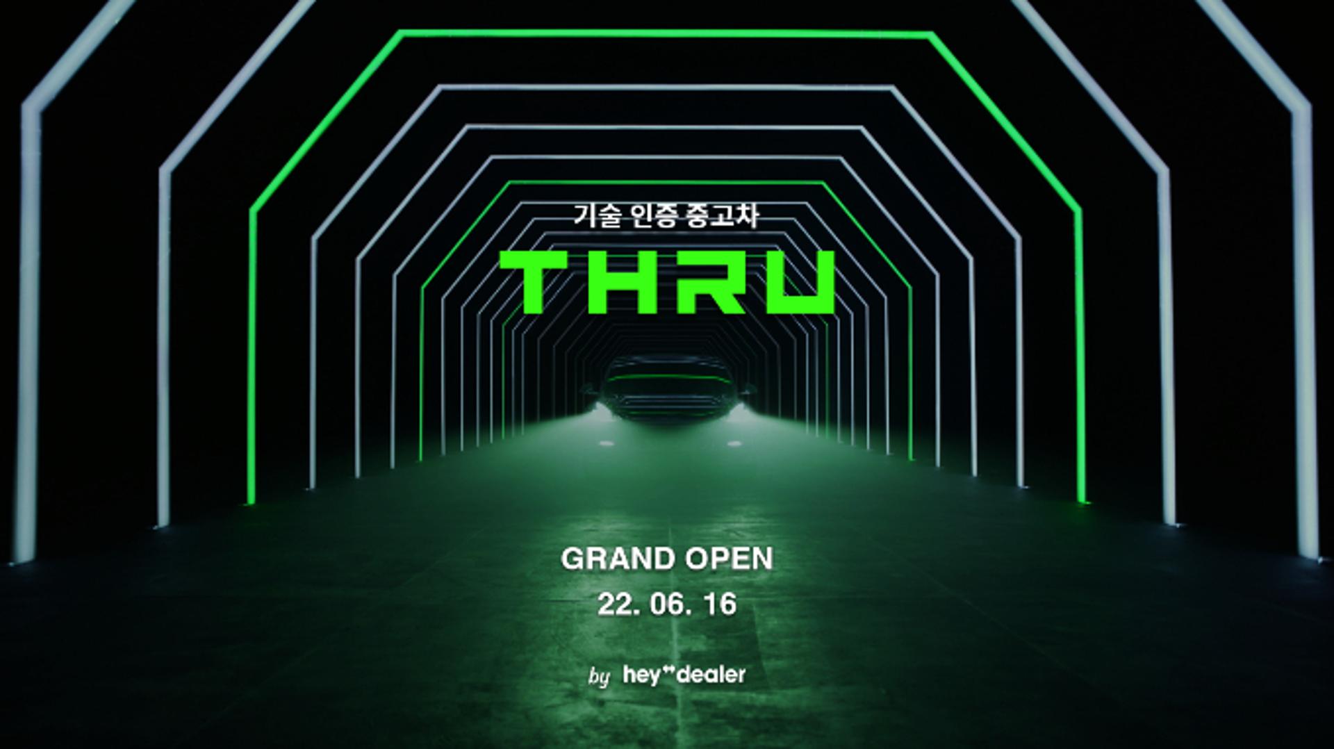 "헤이딜러 'THRU' 앱에서 중고 벤츠·BMW 구입하세요"