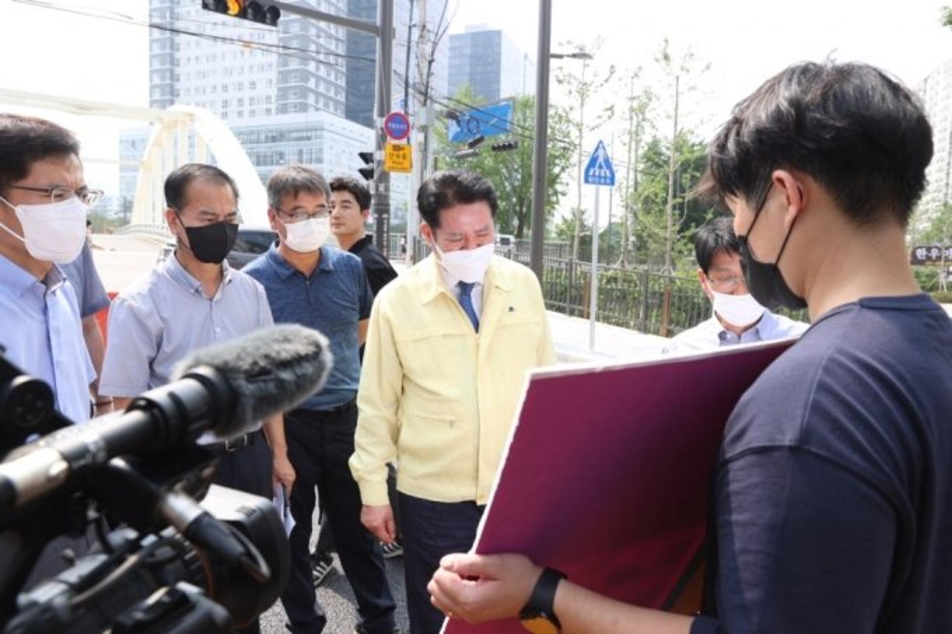 안양시, 호계천 복개구간 개설도로 6일 오후 개통