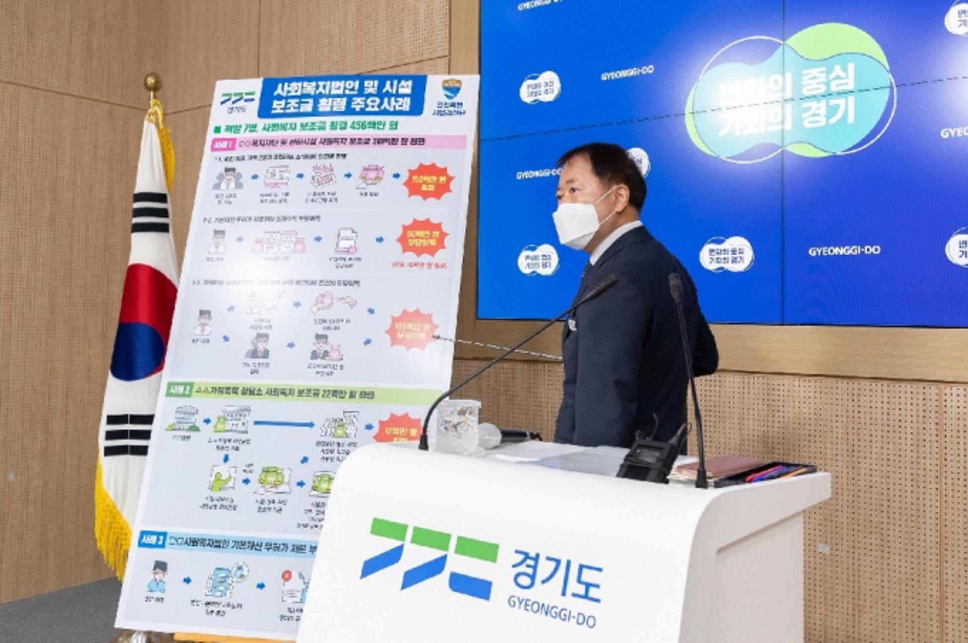 경기도 공정특사경, 사회복지보조금 횡령 적발…'딸·사돈까지 동원'