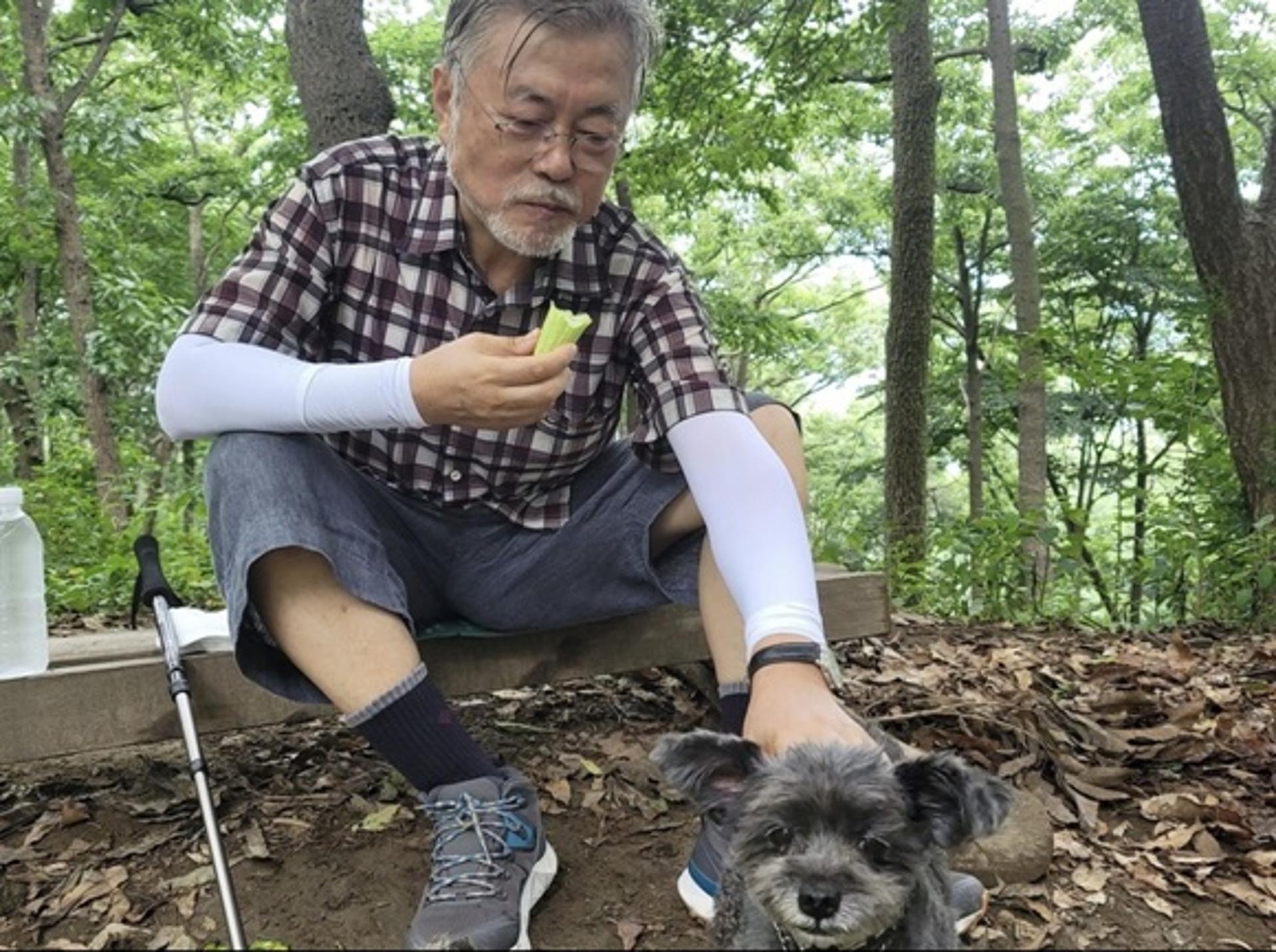 文 전 대통령측 "8월1일부터 휴가… 평산마을 시위자 참고하길"