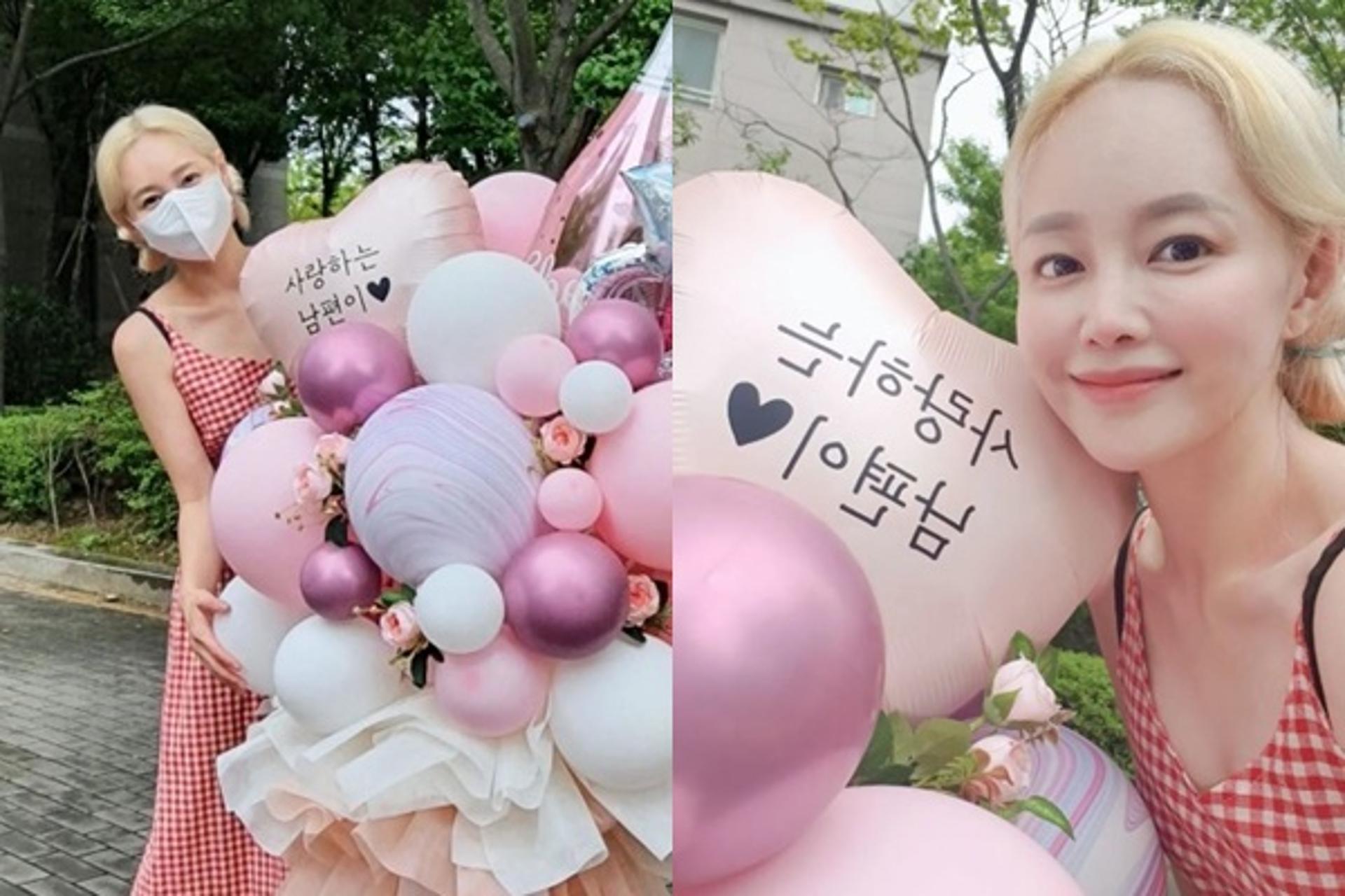 득남 후 1년 만… 이영아 근황, 금발 미녀됐네?
