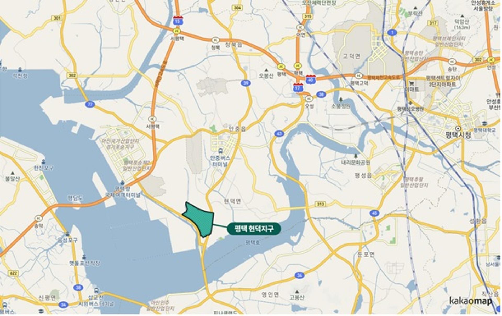 경기도, 경기경제자유구역 현덕지구 토지거래허가구역 재지정