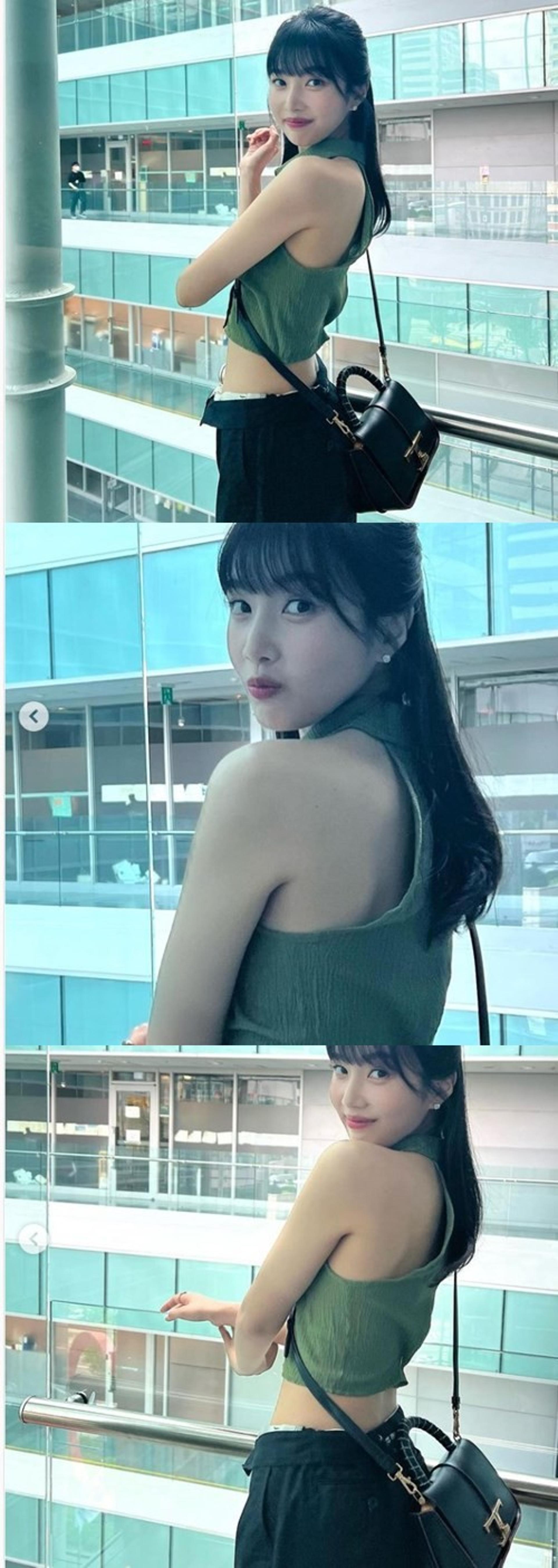 레드벨벳 조이, 부러질 것 같은 잘록한 허리+과즙미 미소