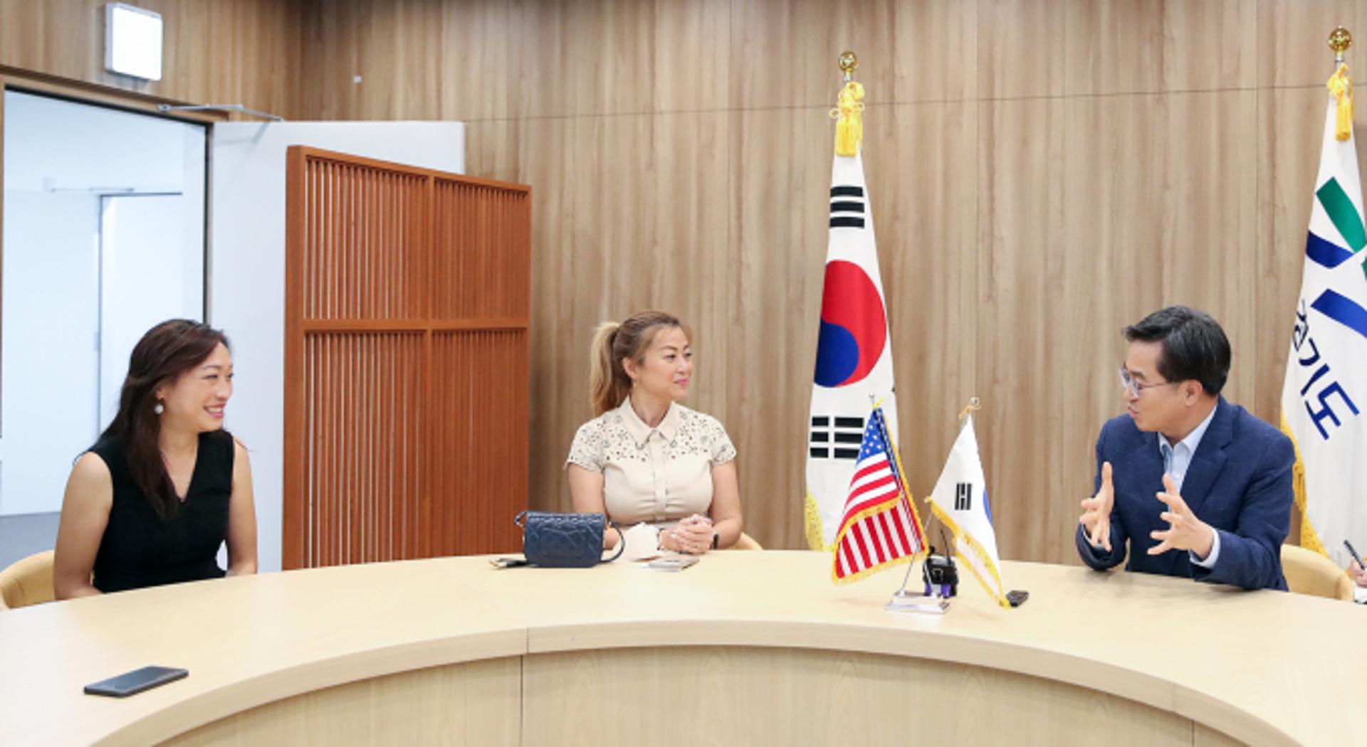 김동연 지사, 미국 한인의원 2명과 지방정부 차원 교류협력 논의