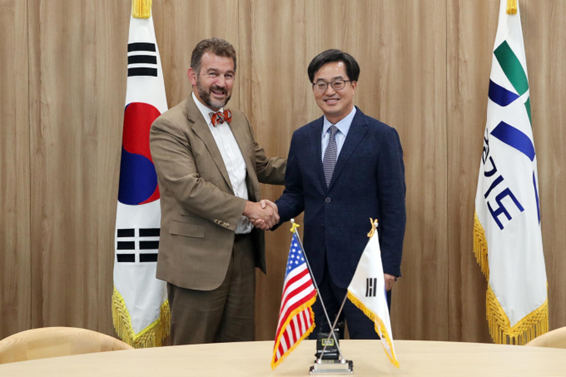 김동연 지사, 美 버지니아주 상원의원과 교류협력 확대방안 논의