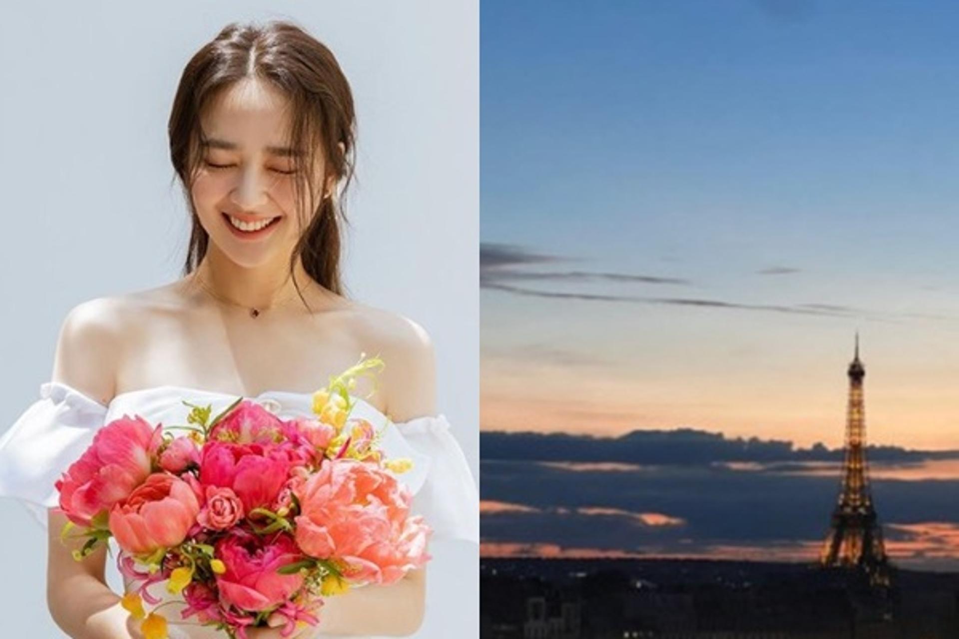'금융맨♥' 손연재, 신혼여행도 럭셔리… 파리 뷰 좀 봐?