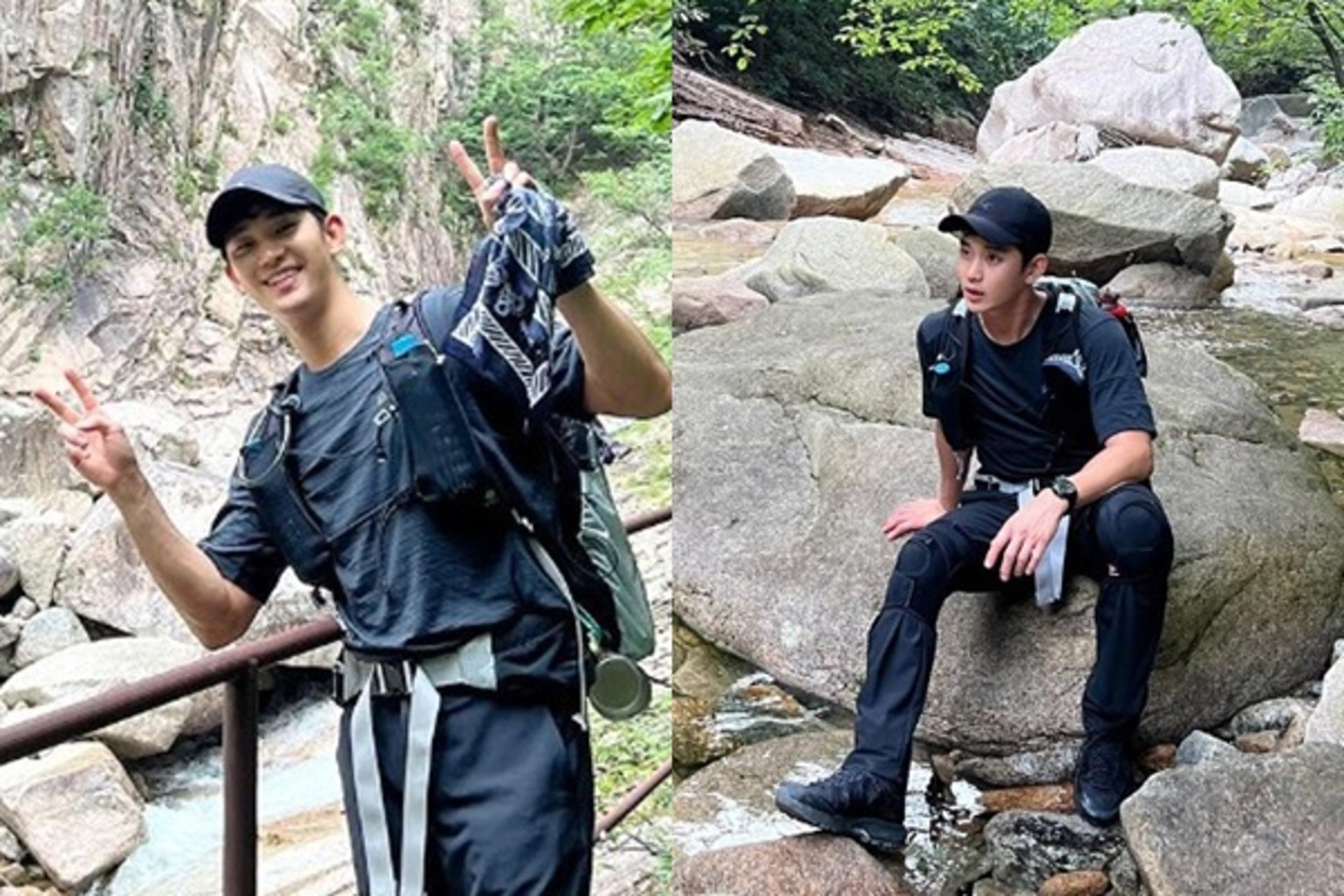 김수현 근황, 등산이 이렇게 훈훈할 일?