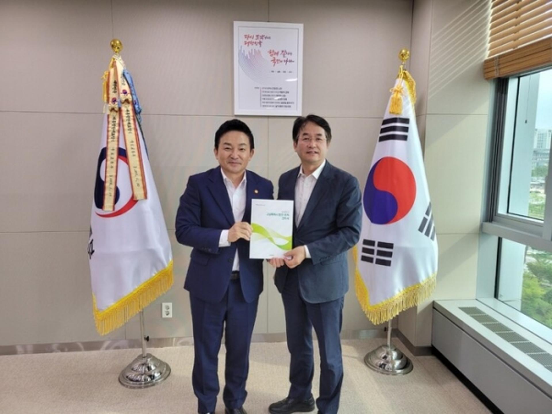 이동환 고양시장, 원희룡 장관에 지역발전 핵심 숙원 11건 건의