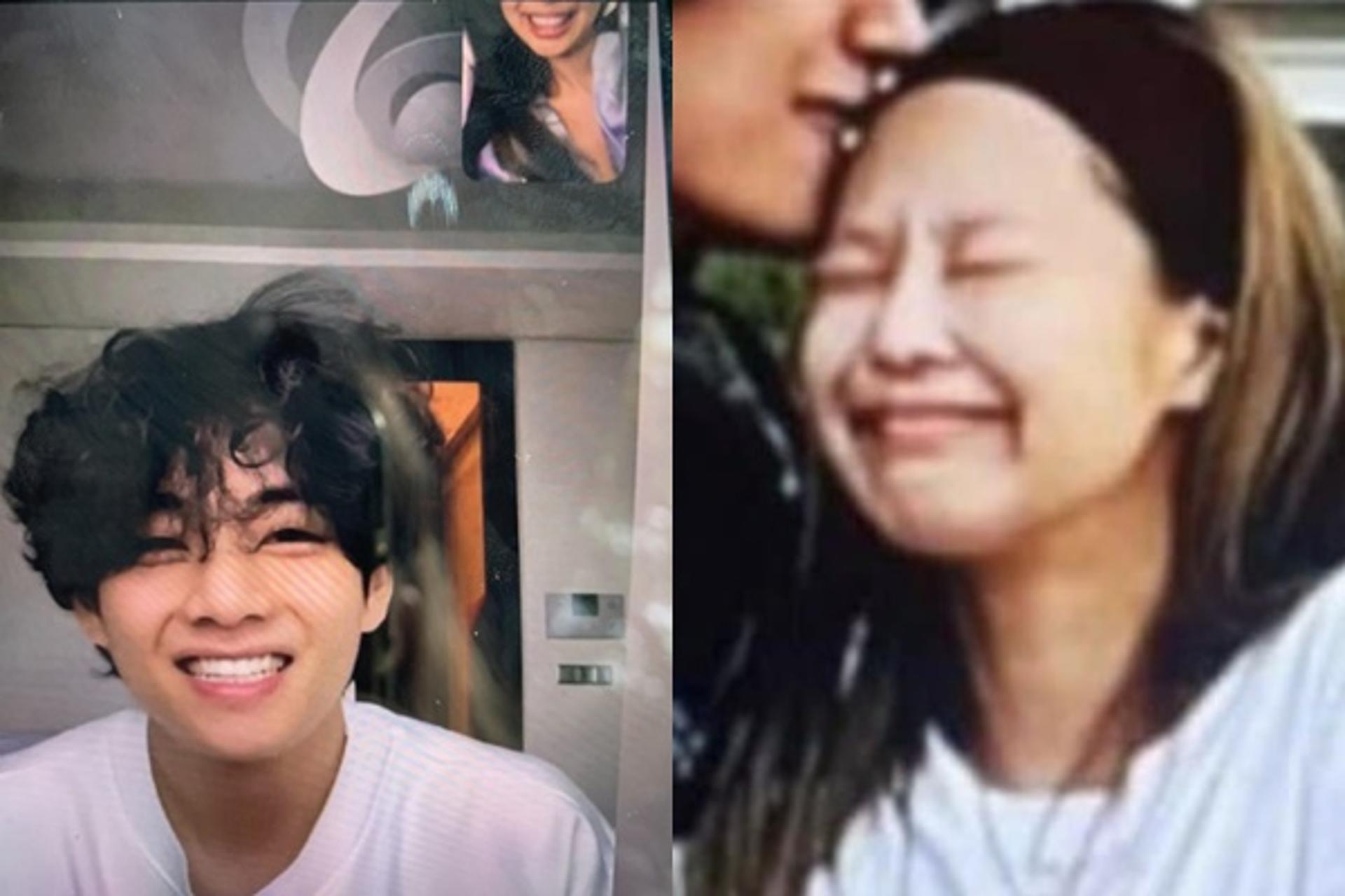 '열애설만 4번째' 제니♥뷔, 이마 키스→영상통화까지?