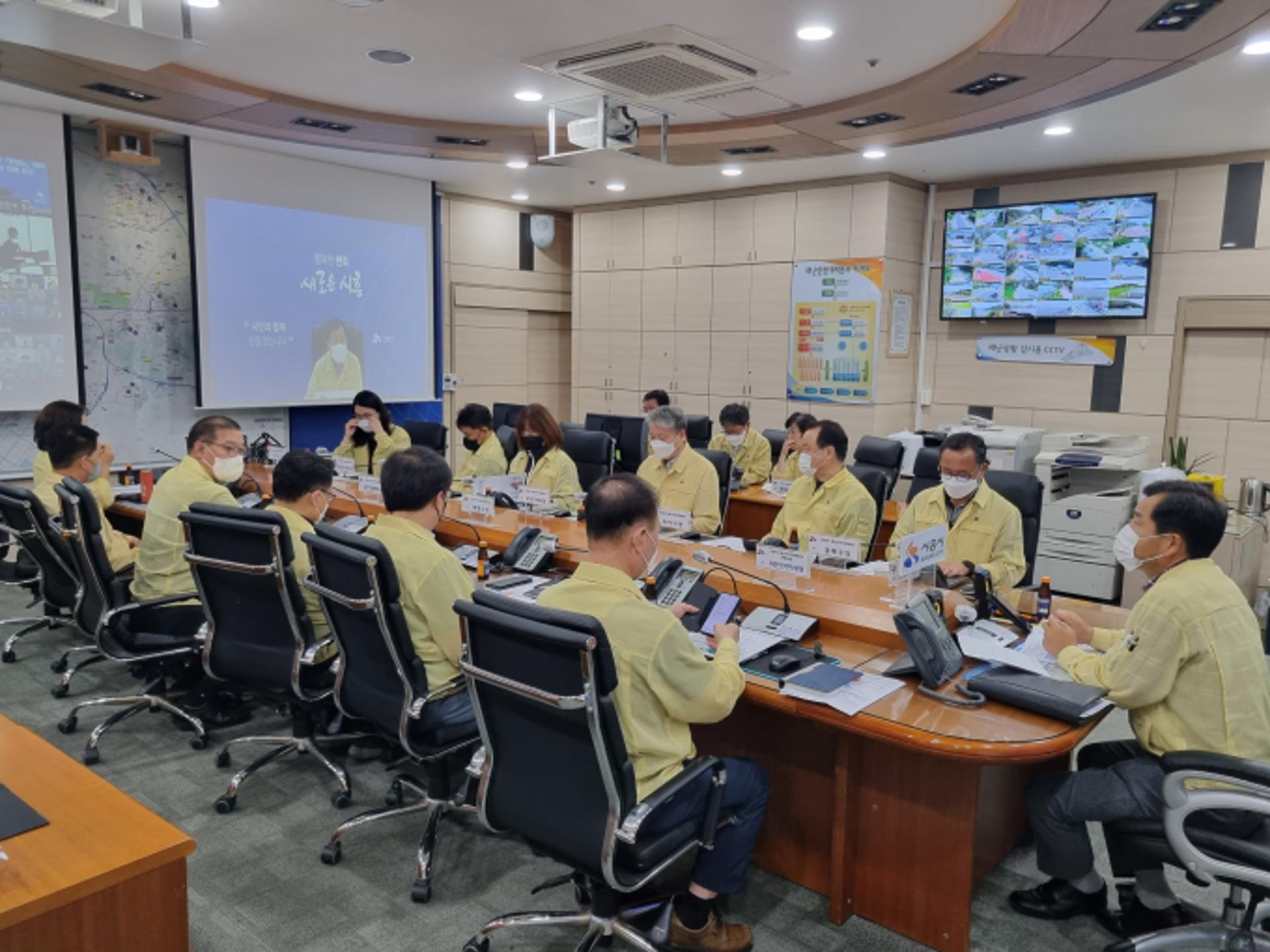 시흥시, 태풍 힌남노 대비 비상 태세 돌입