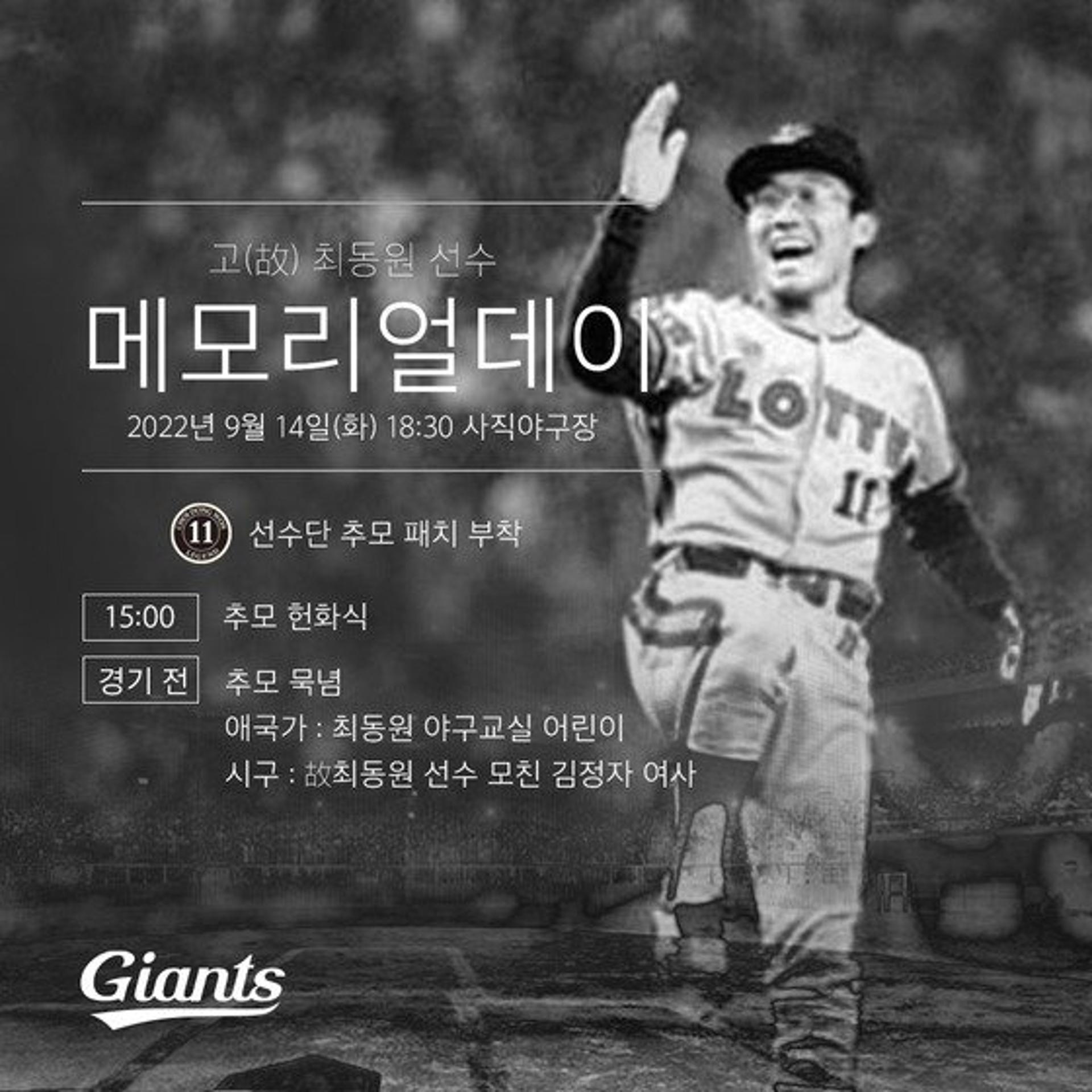 최동원이 돌아온다… 롯데, 추모행사서 '몸짓·목소리' 살린다
