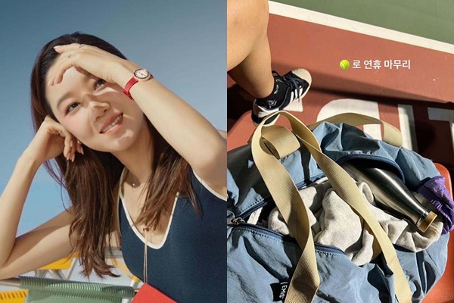 '케빈오♥' 공효진, 벌써부터 몸매관리?… "테니스로 연휴 마무리"