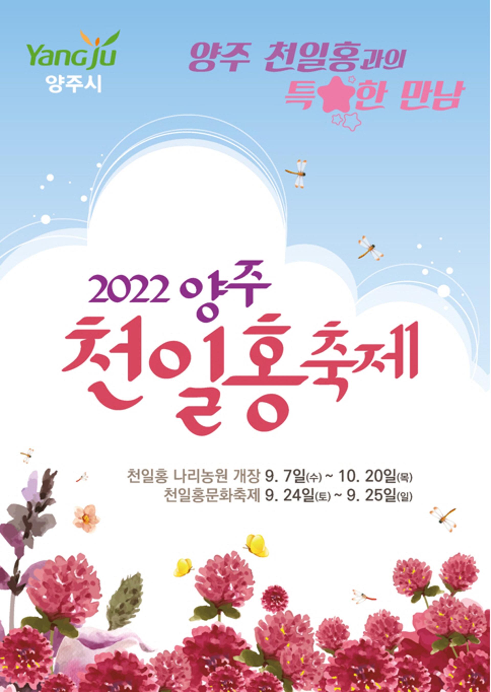 양주시, '천만송이 천일홍 축제' 3년만에 열려