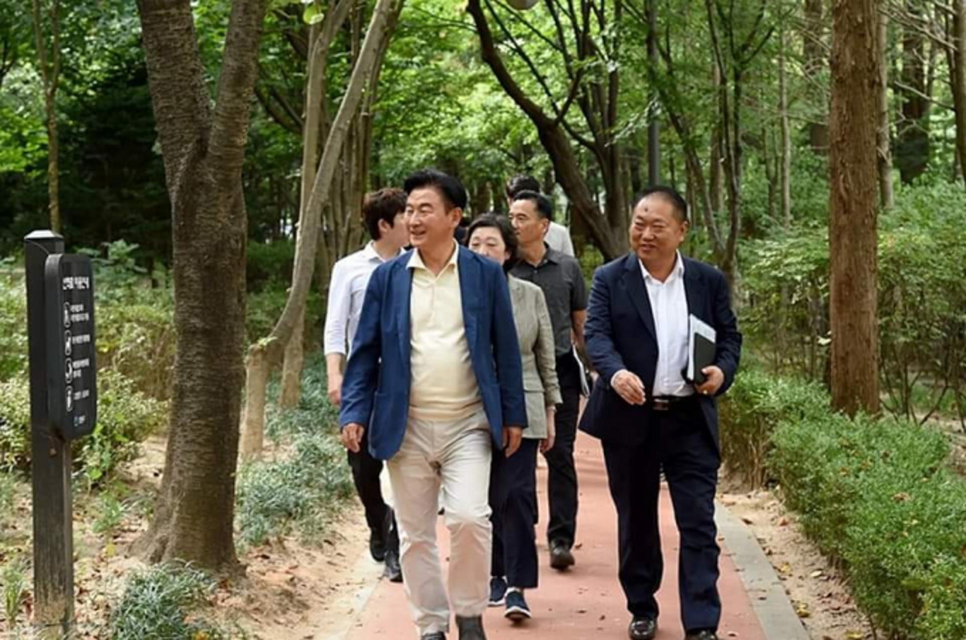 김동근 시장 "123개 공원, 생태친화 공간 조성… 생태도시 만든다"